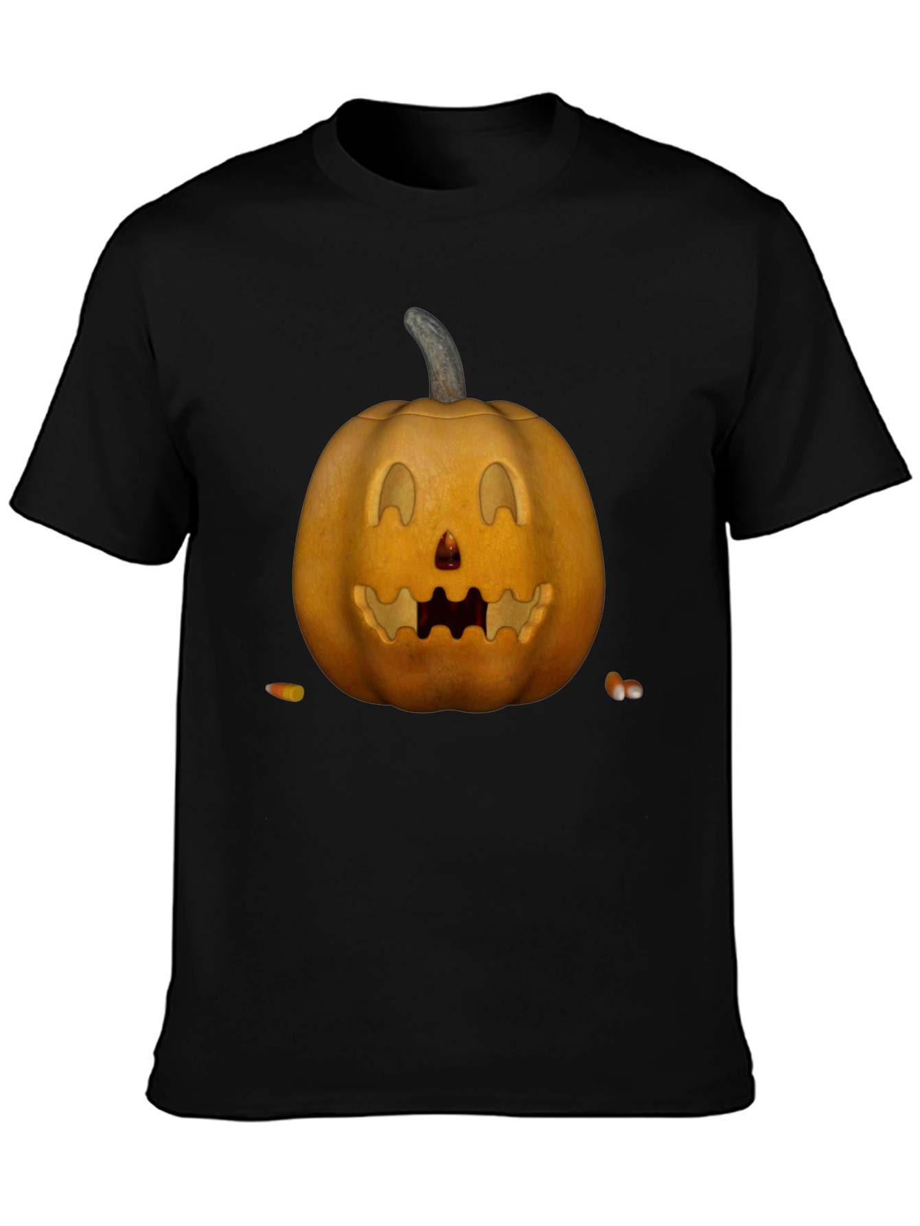 Halloween Pumpkin Face T-Shirt - Spooky Season Apparel