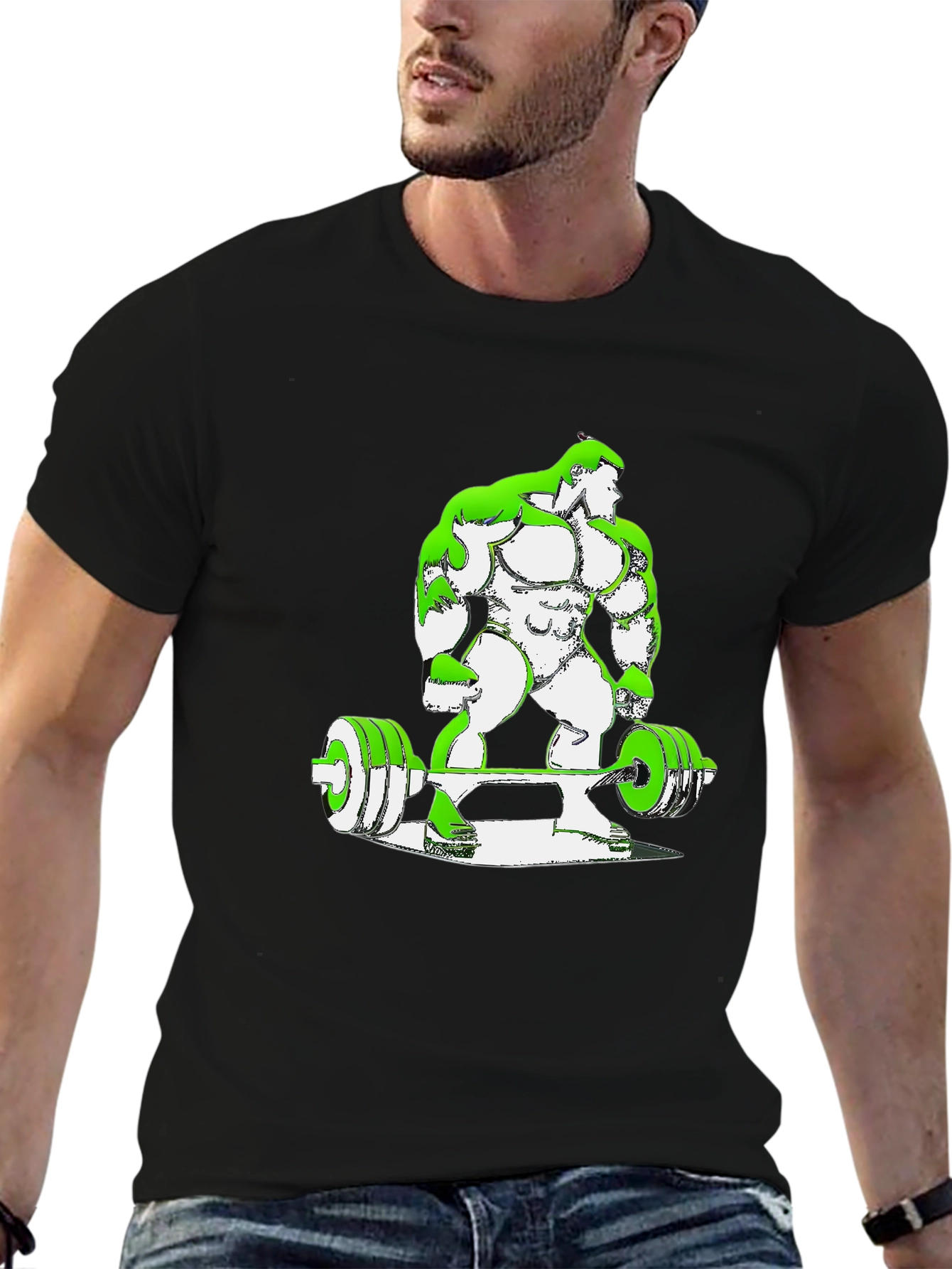 Hulk Gym Lift Black T-Shirt