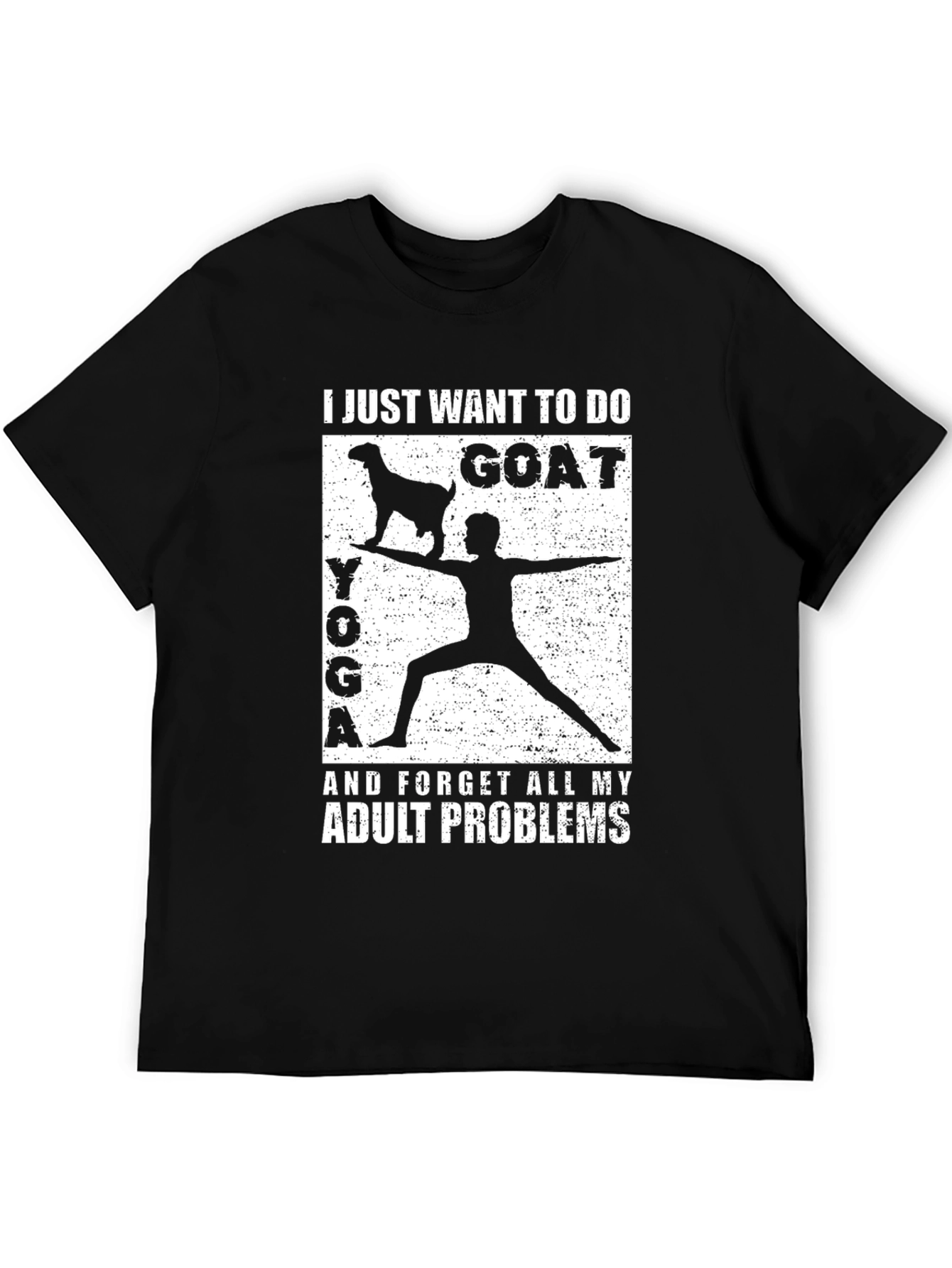 Goat Yoga Adult Problems T-Shirt
