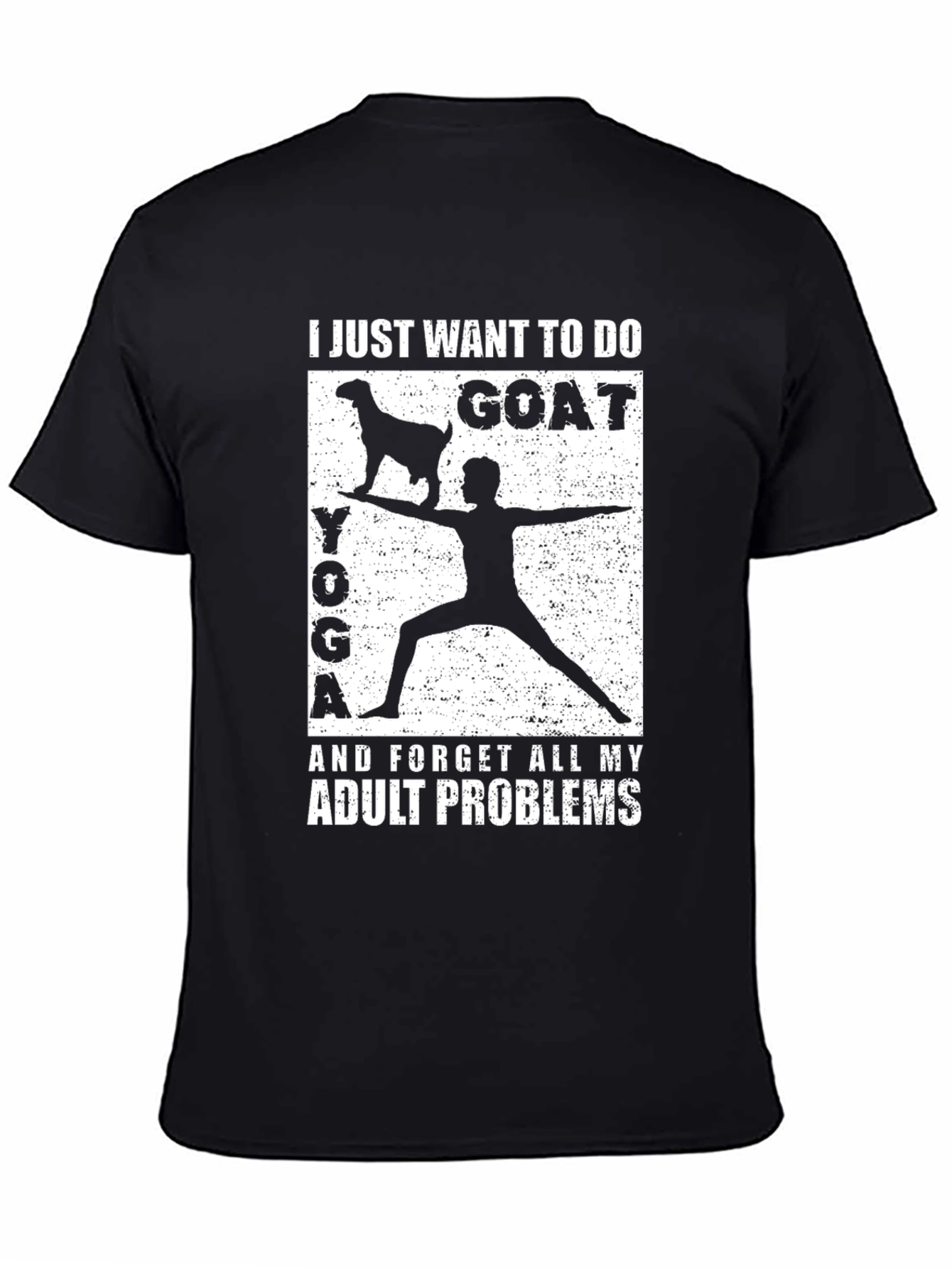 Goat Yoga Adult Problems T-Shirt