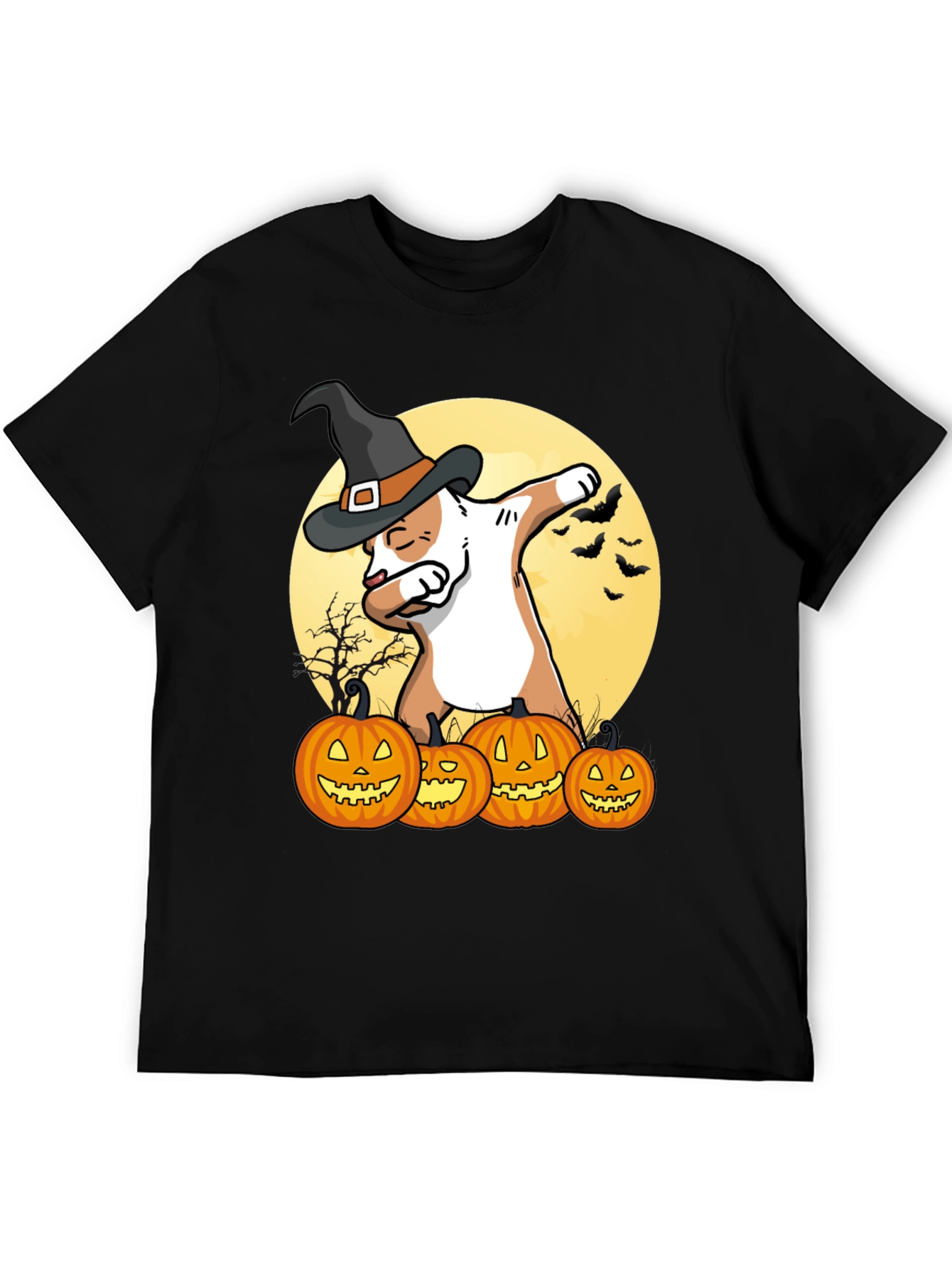 Halloween Cat Dab T-Shirt