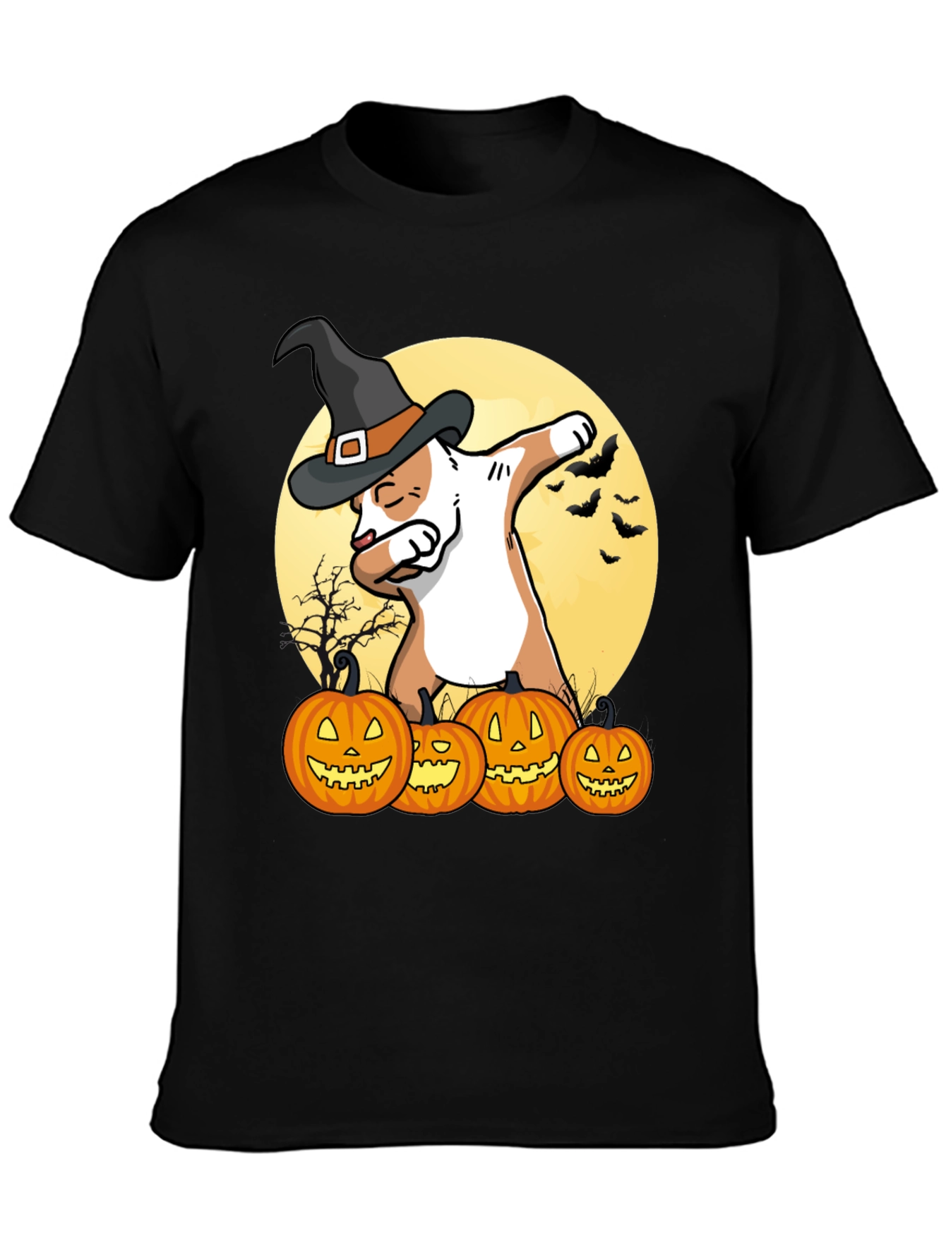 Halloween Cat Dab T-Shirt