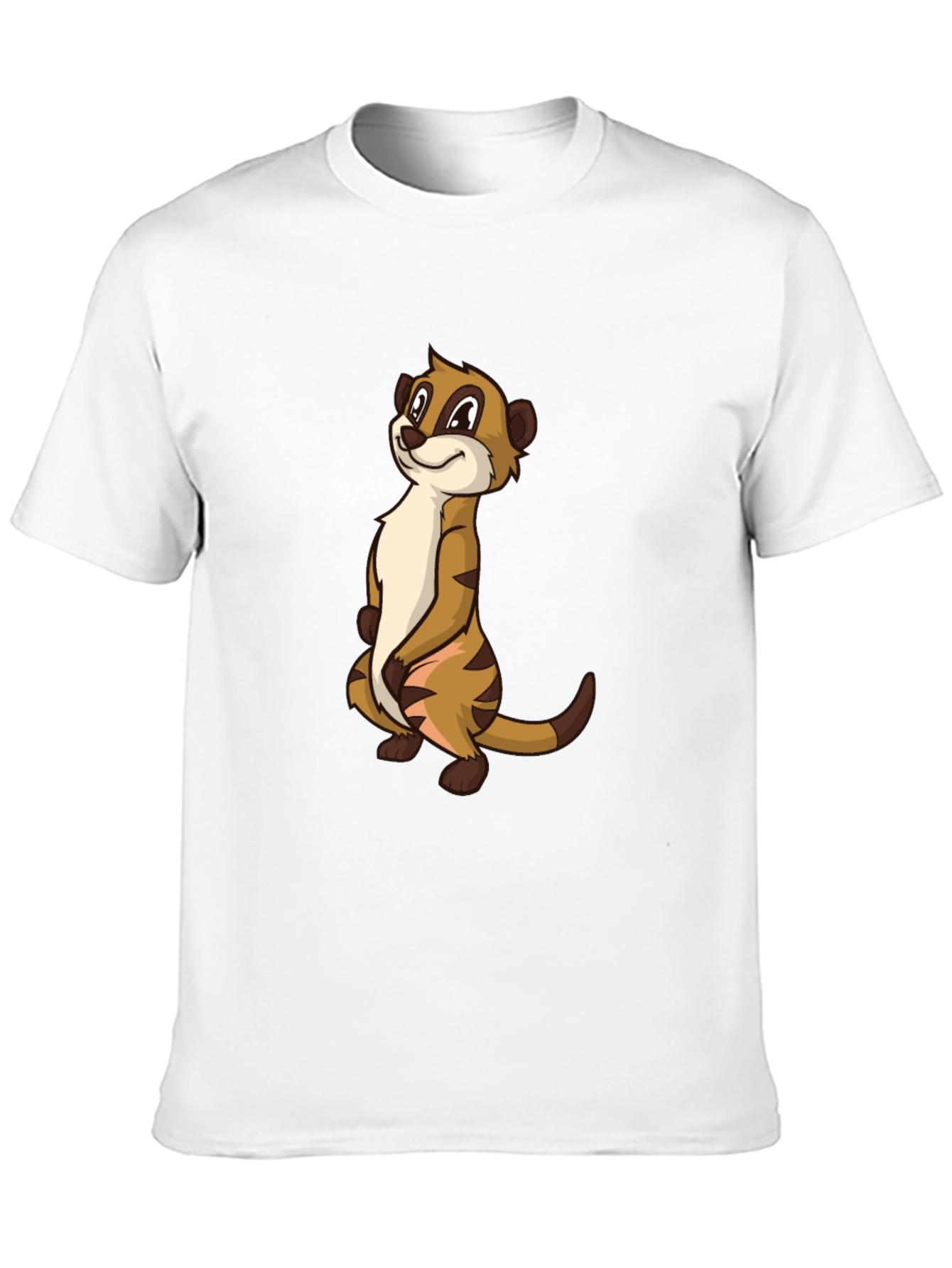 Meerkat Graphic Tee - Casual Black T-Shirt