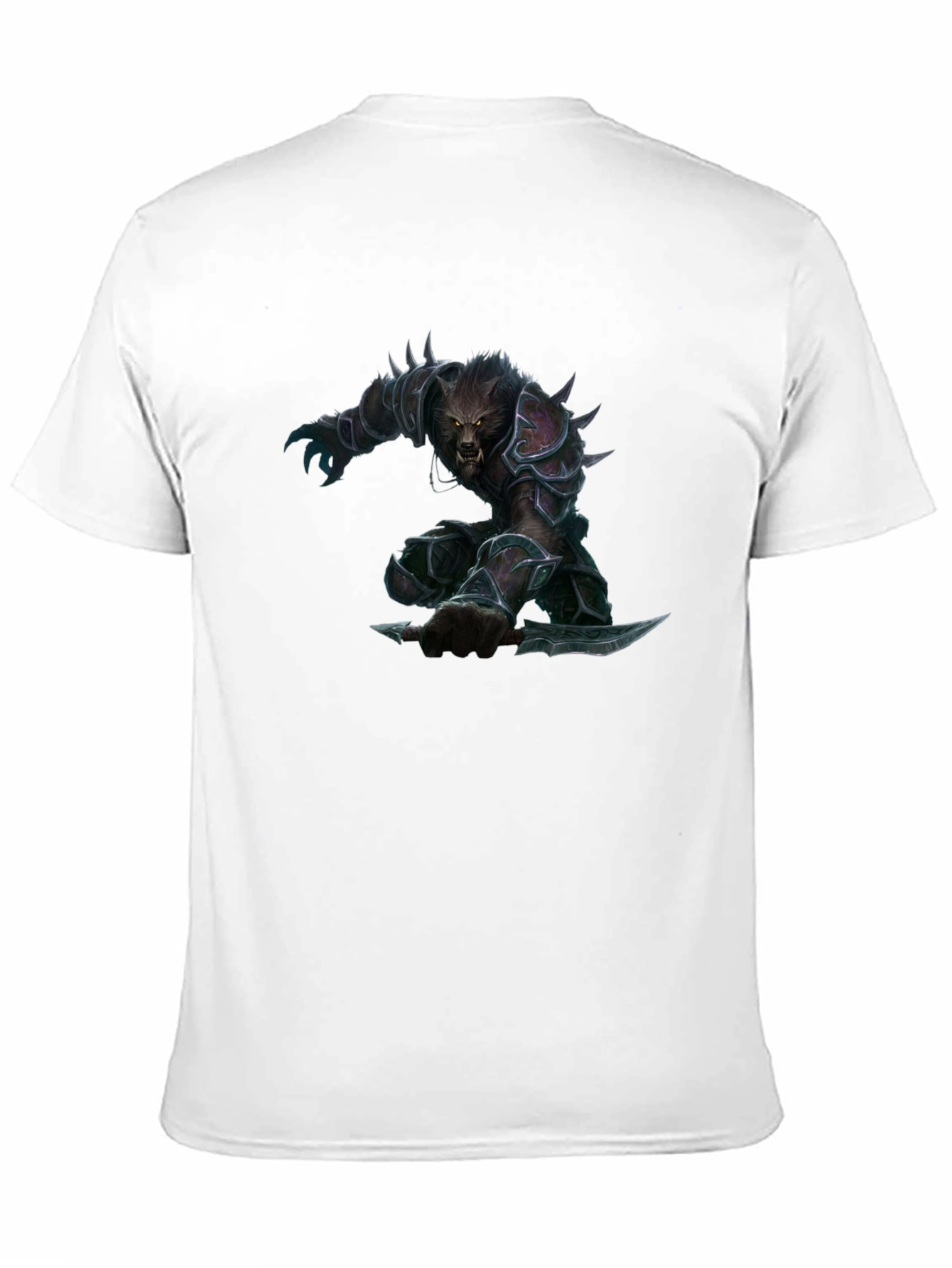Werewolf Warrior Graphic Tee - Black