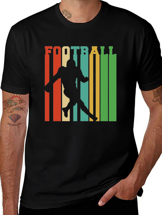 Retro Football Player T-Shirt