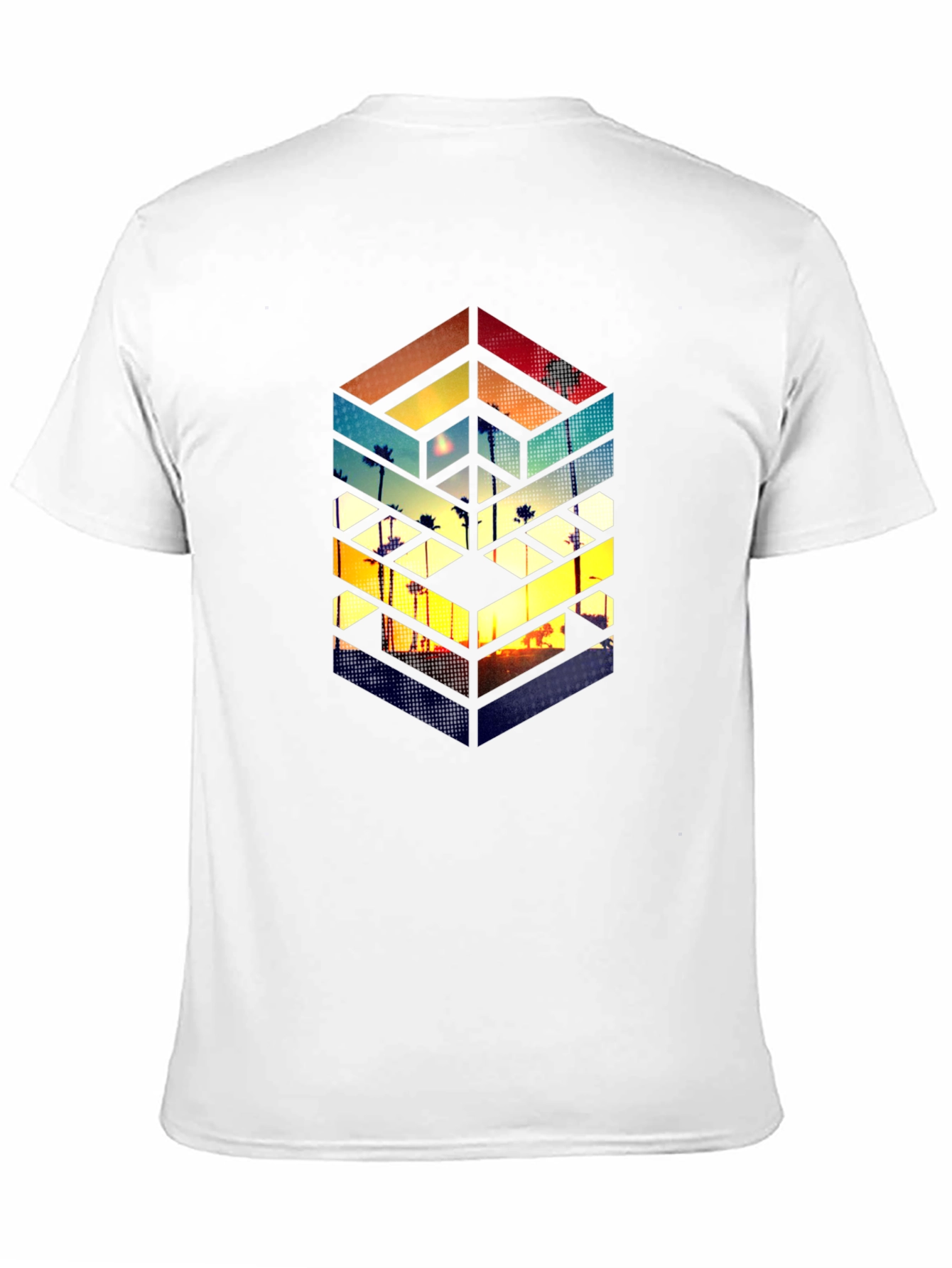 Geometric Sunset T-Shirt