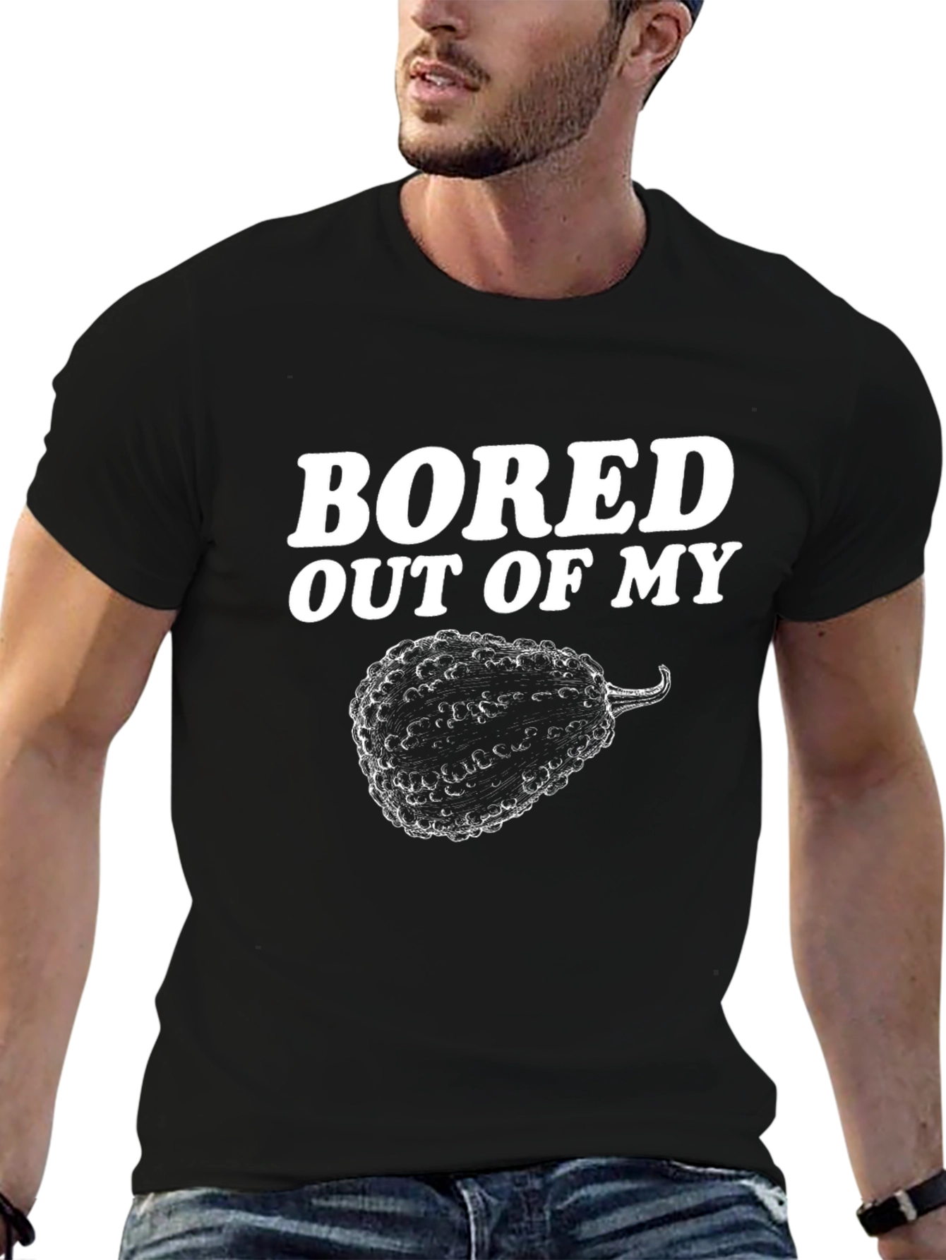 Bored Out Of My Gourd Funny T-Shirt