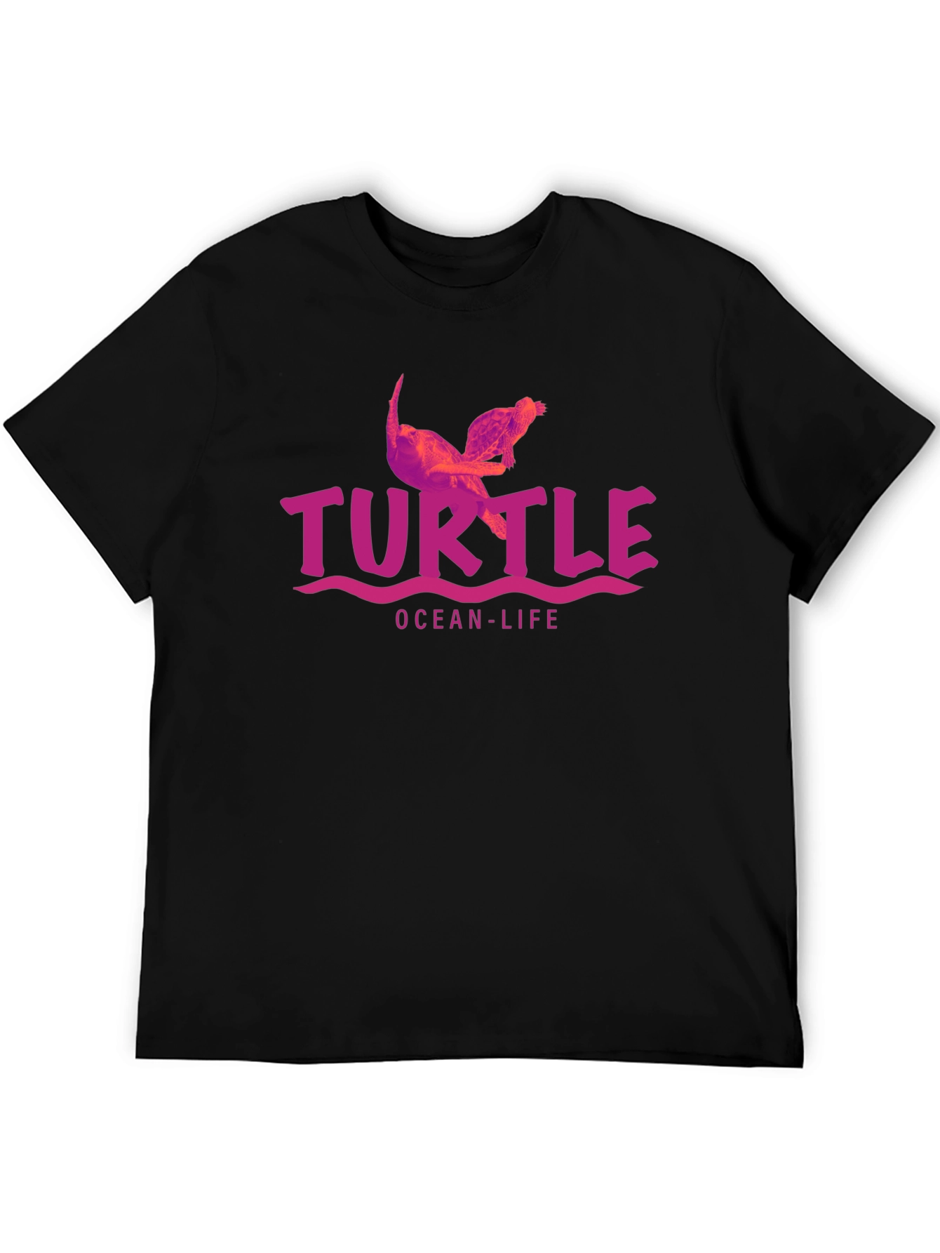 Turtle Ocean-Life Graphic T-Shirt