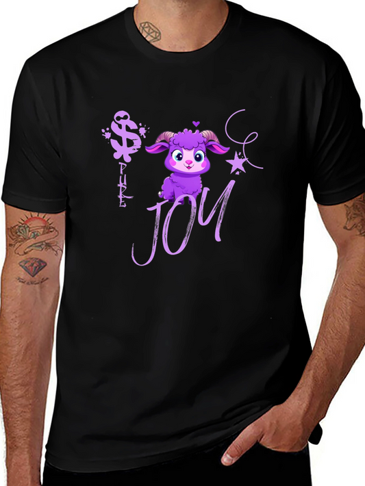 Pure Joy Purple Sheep Graphic Tee