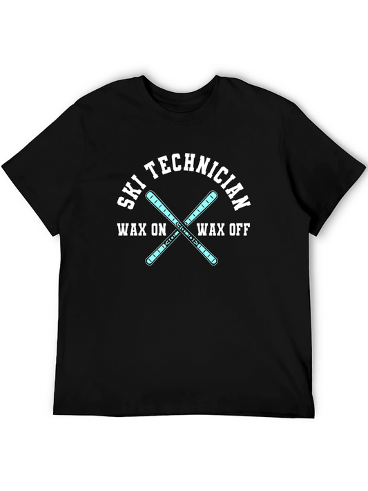 Ski Technician Wax On Wax Off T-Shirt