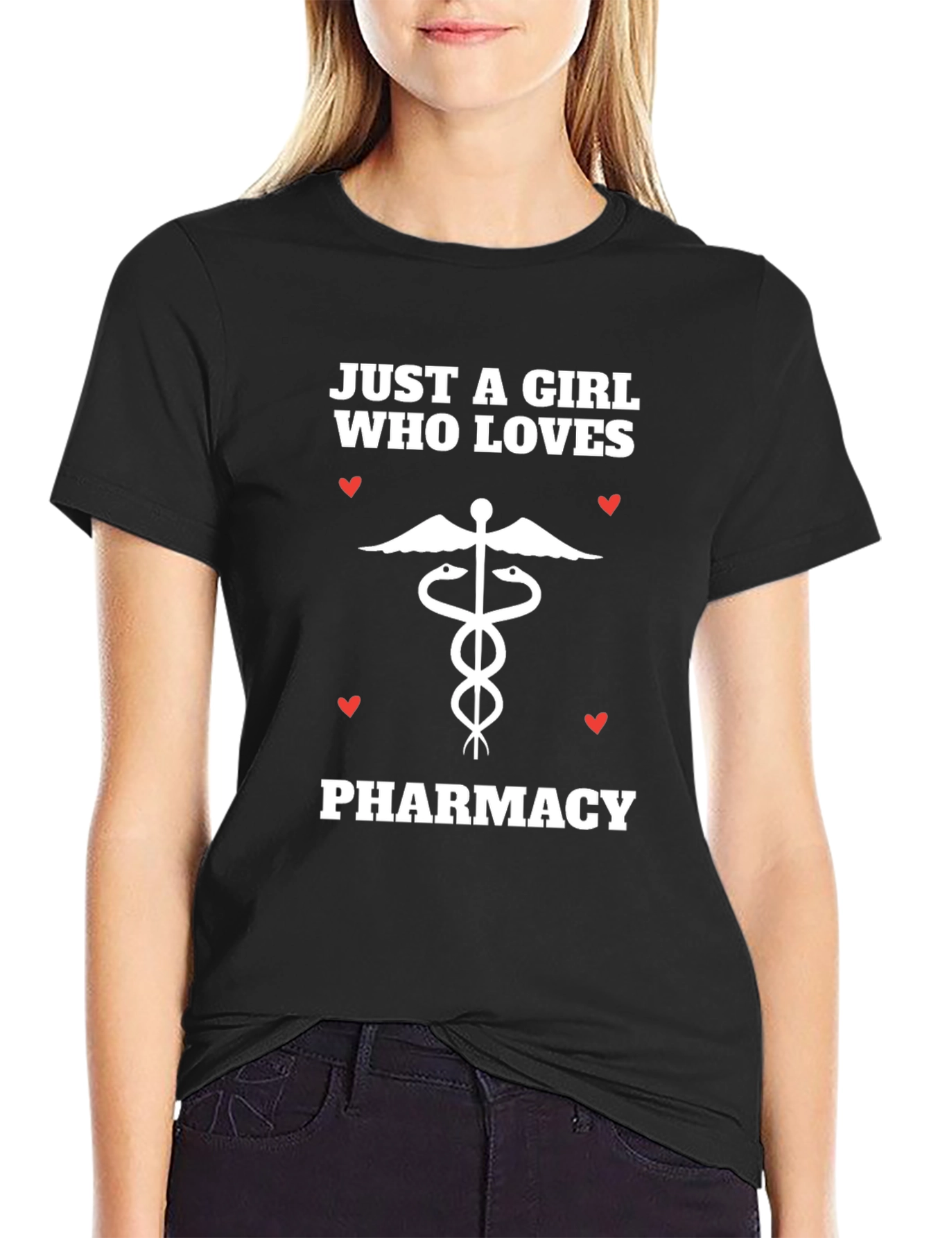 Pharmacy Love T-Shirt: Just a Girl Who Loves Pharmacy