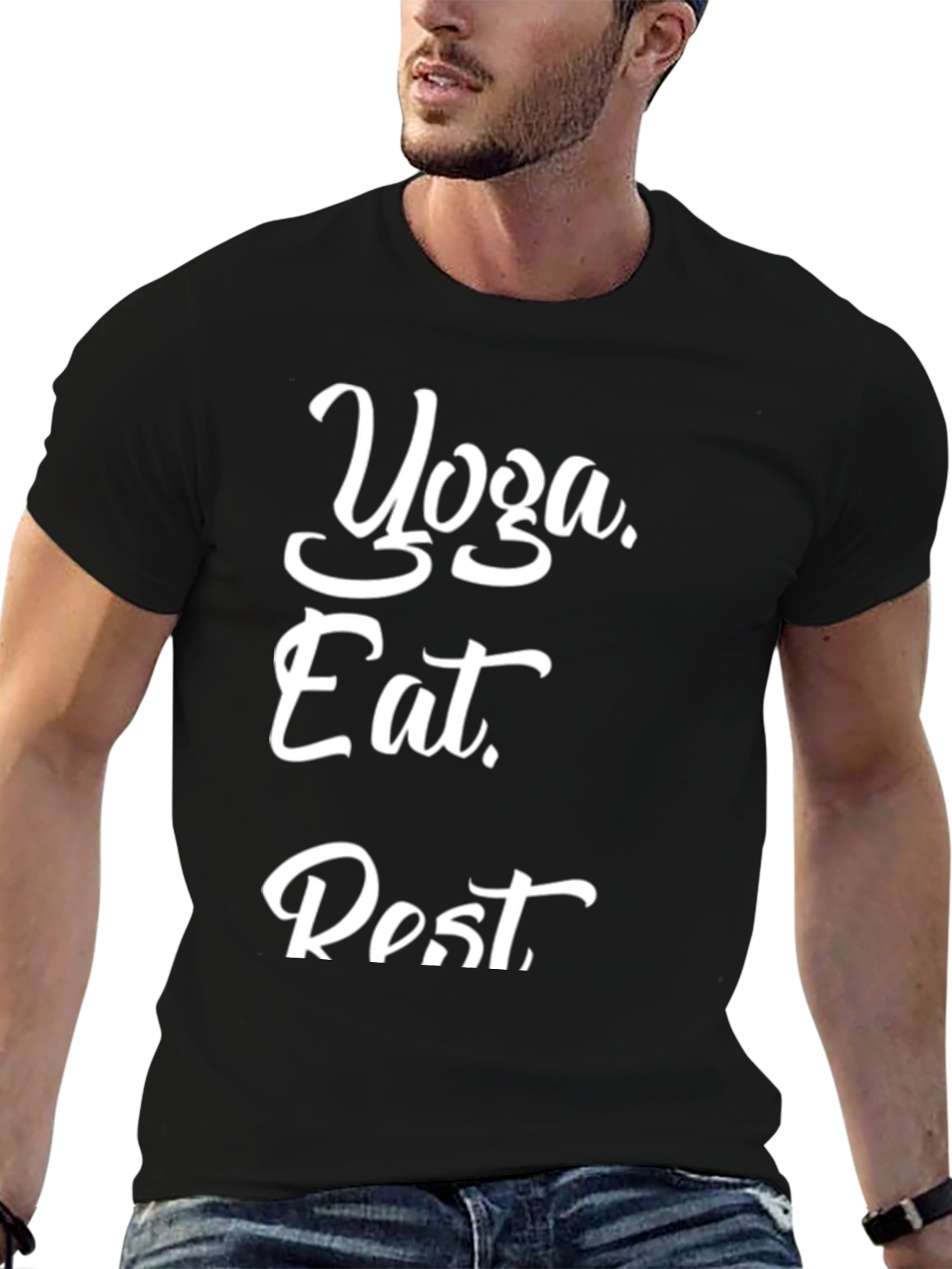 Yoga Eat Rest Graphic Tee
