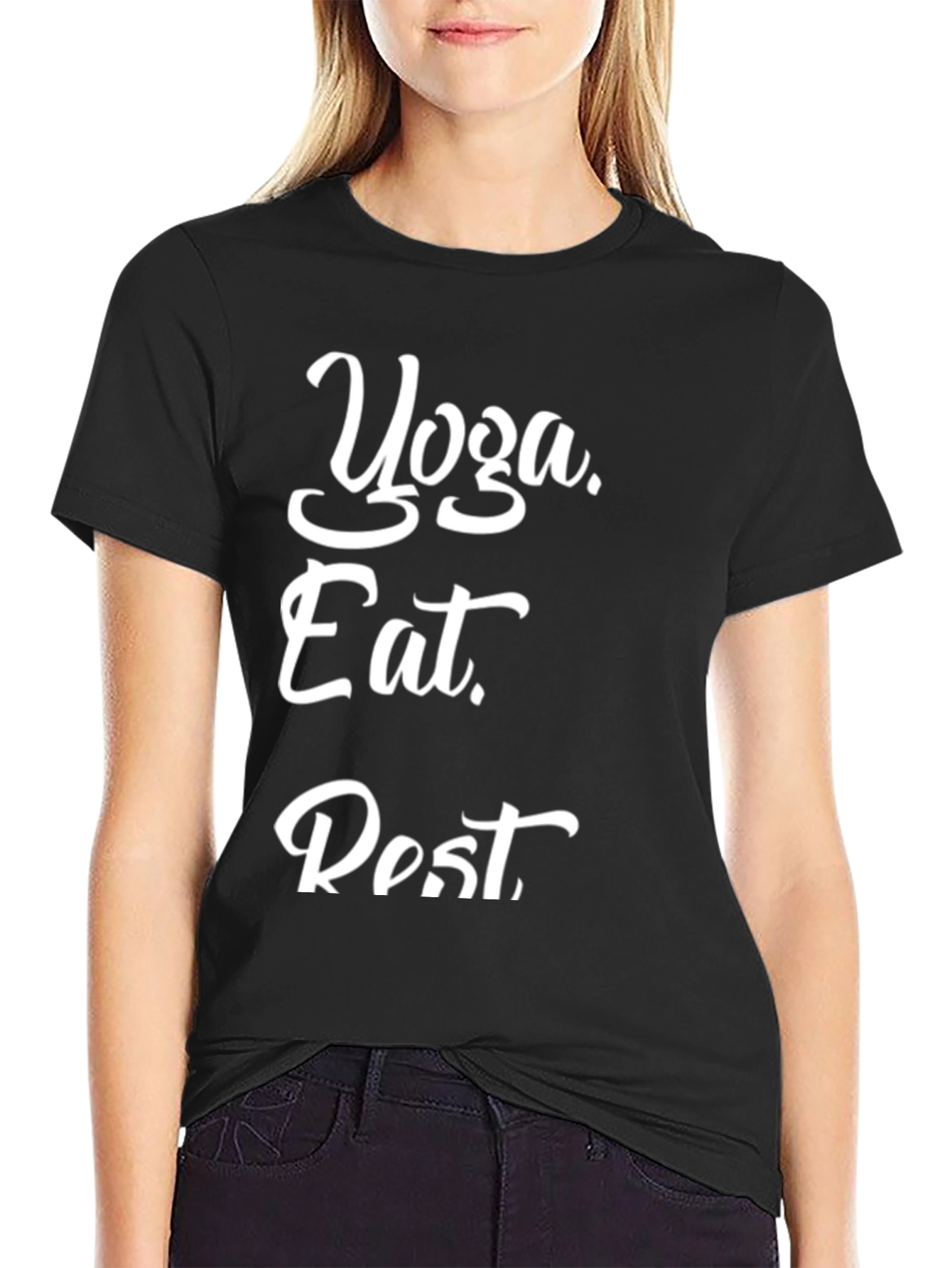 Yoga Eat Rest Graphic Tee