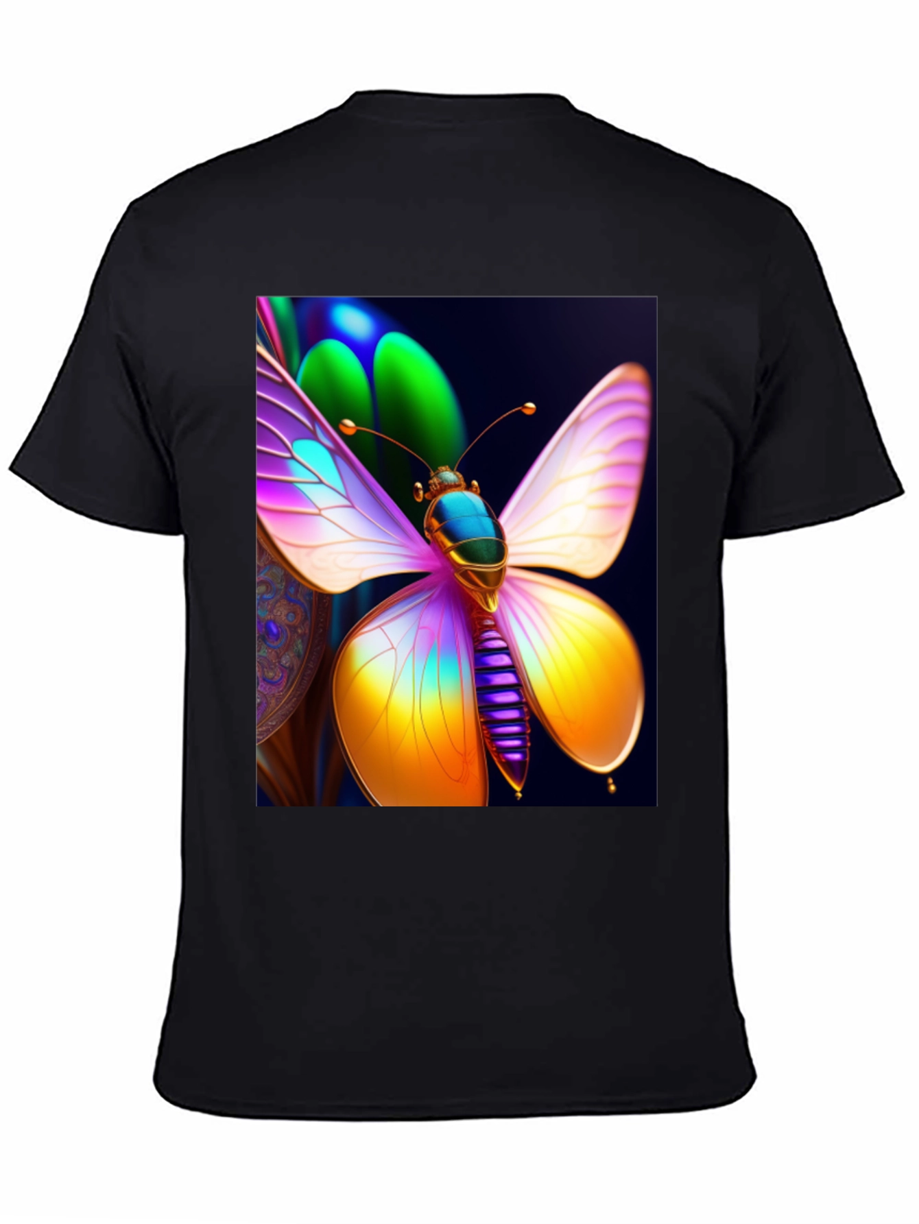 Butterfly Graphic Tee - Vivid Art Shirt