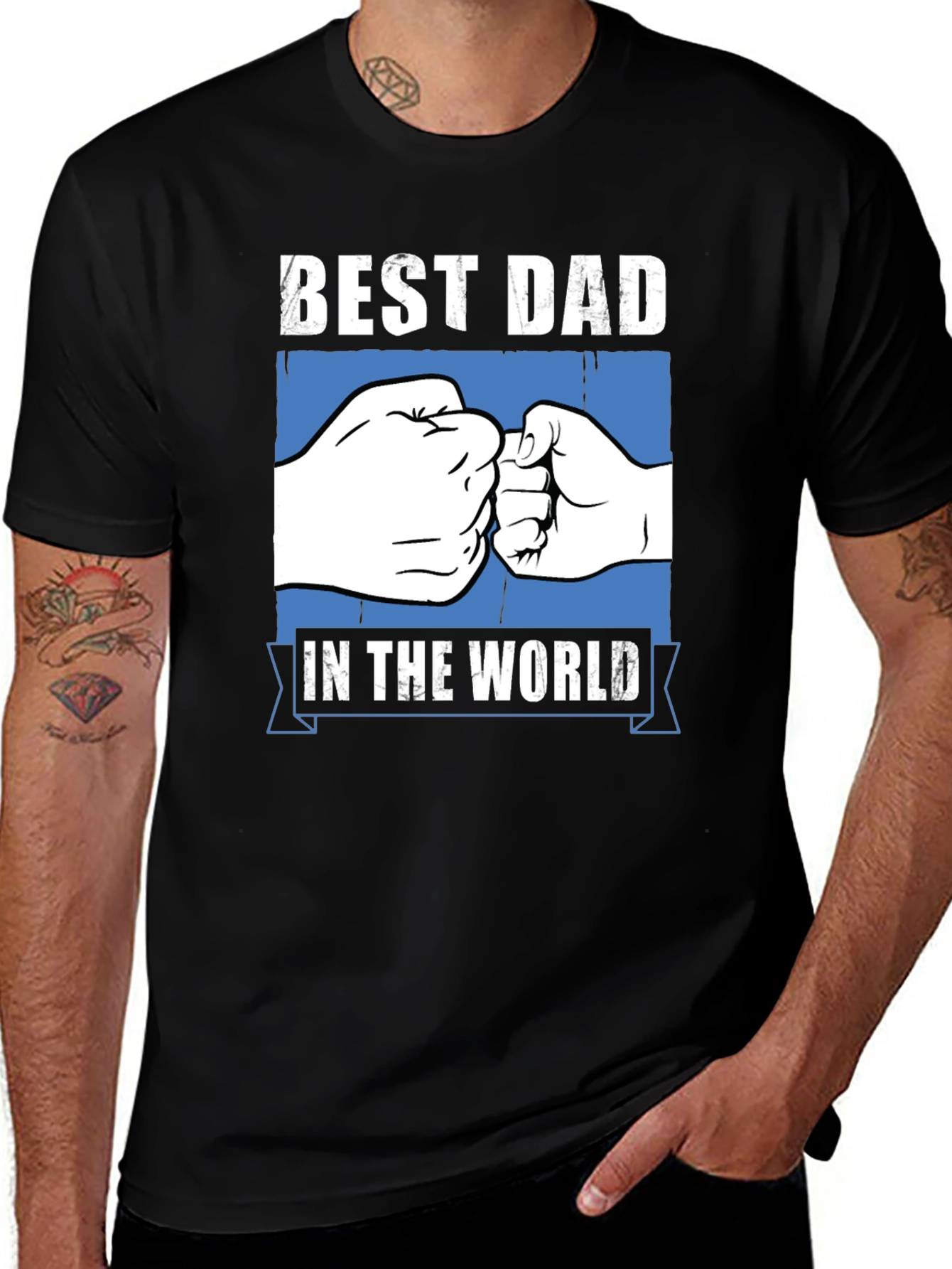 Best Dad in the World Graphic T-Shirt