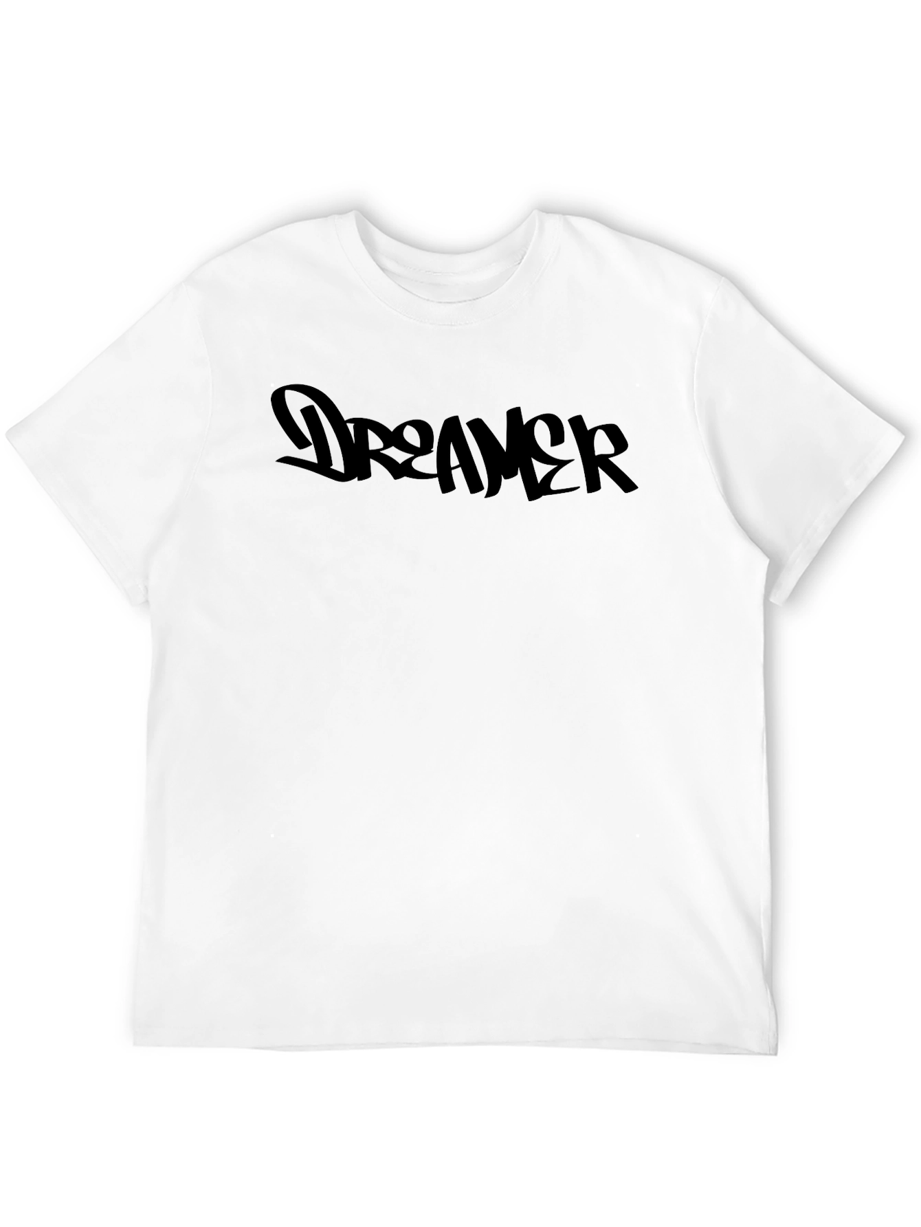 Dreamer Black Graphic Tee - Stylish Mens Casual Wear