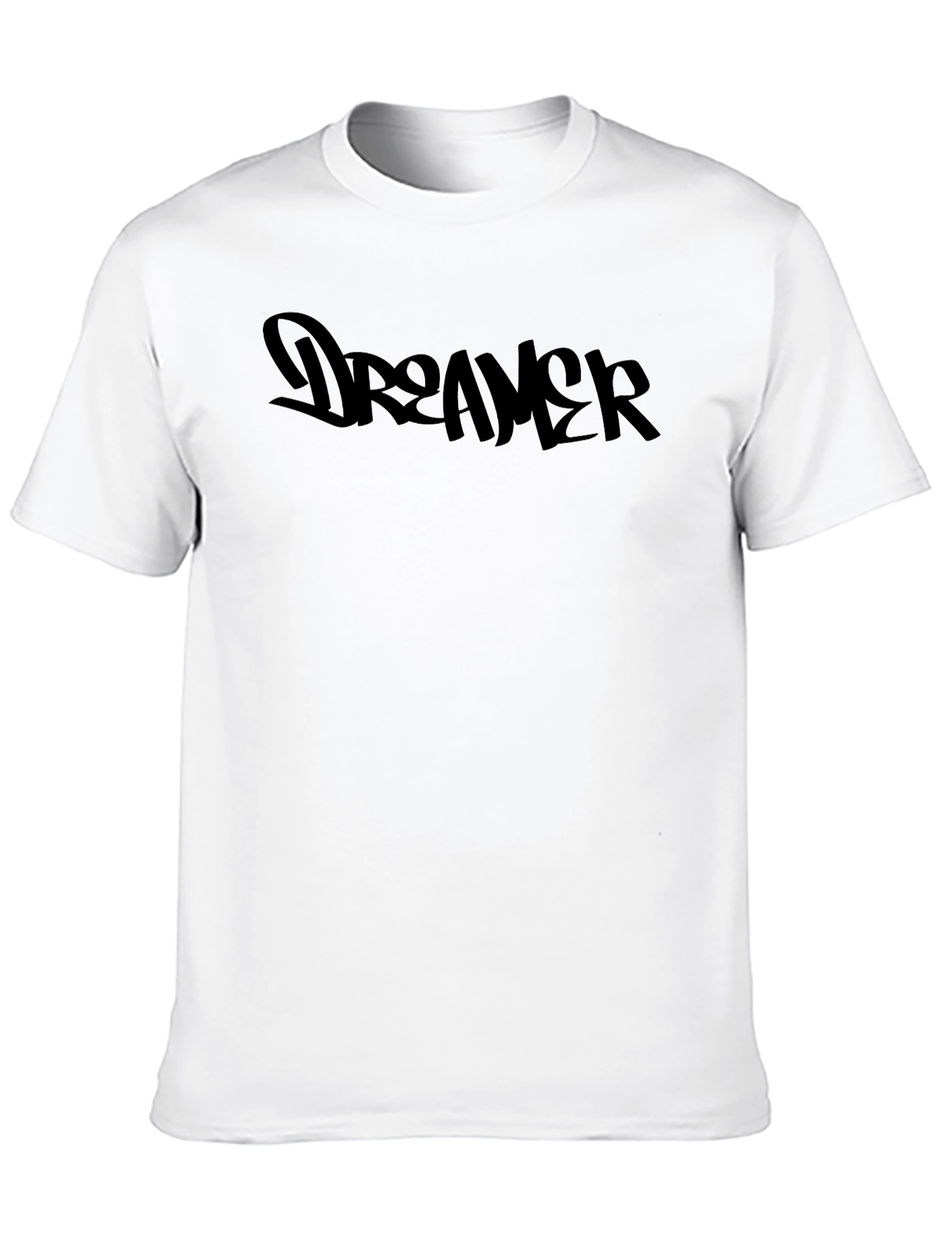 Dreamer Black Graphic Tee - Stylish Mens Casual Wear