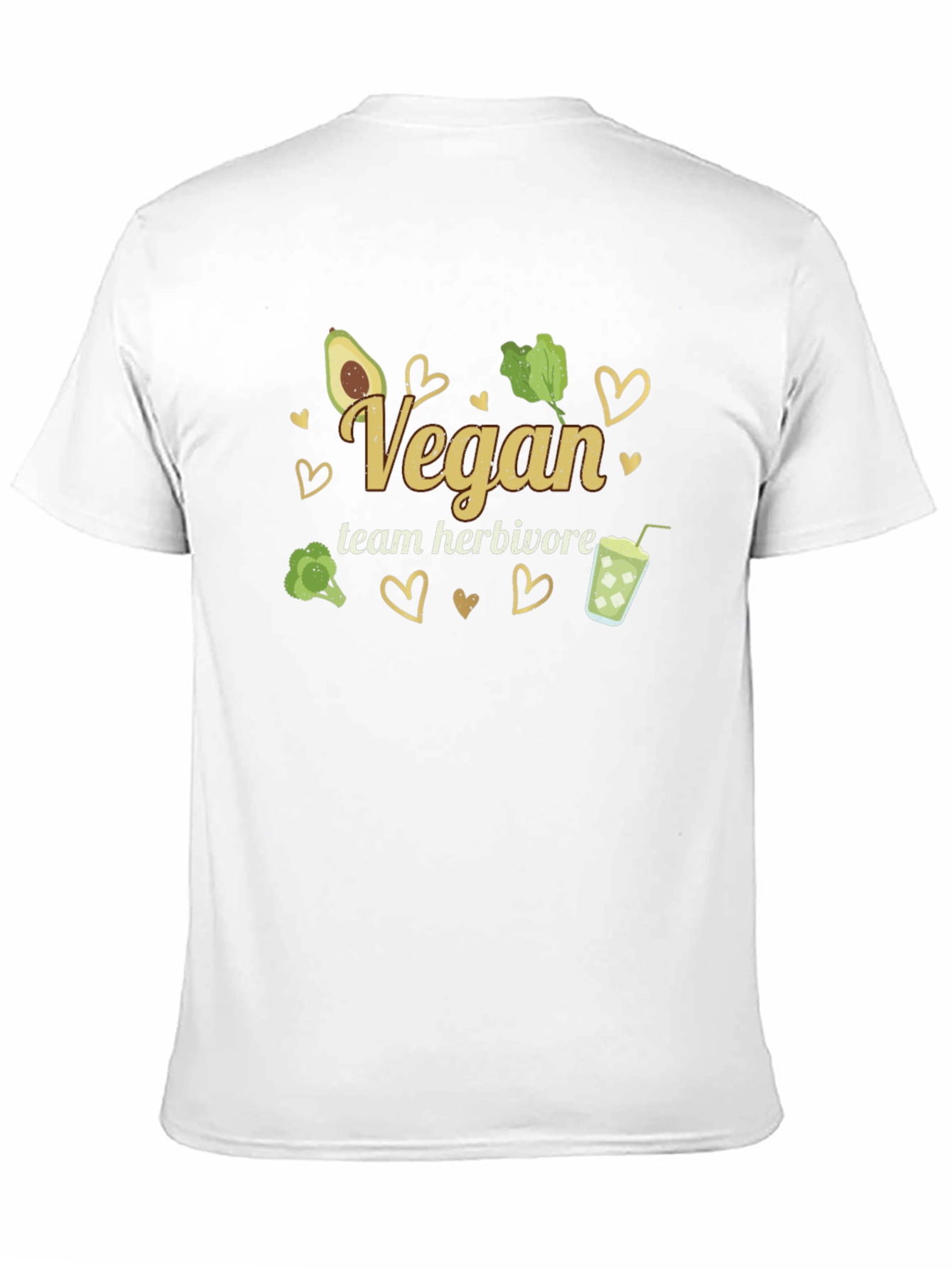 Vegan Team Herbivore Black T-Shirt