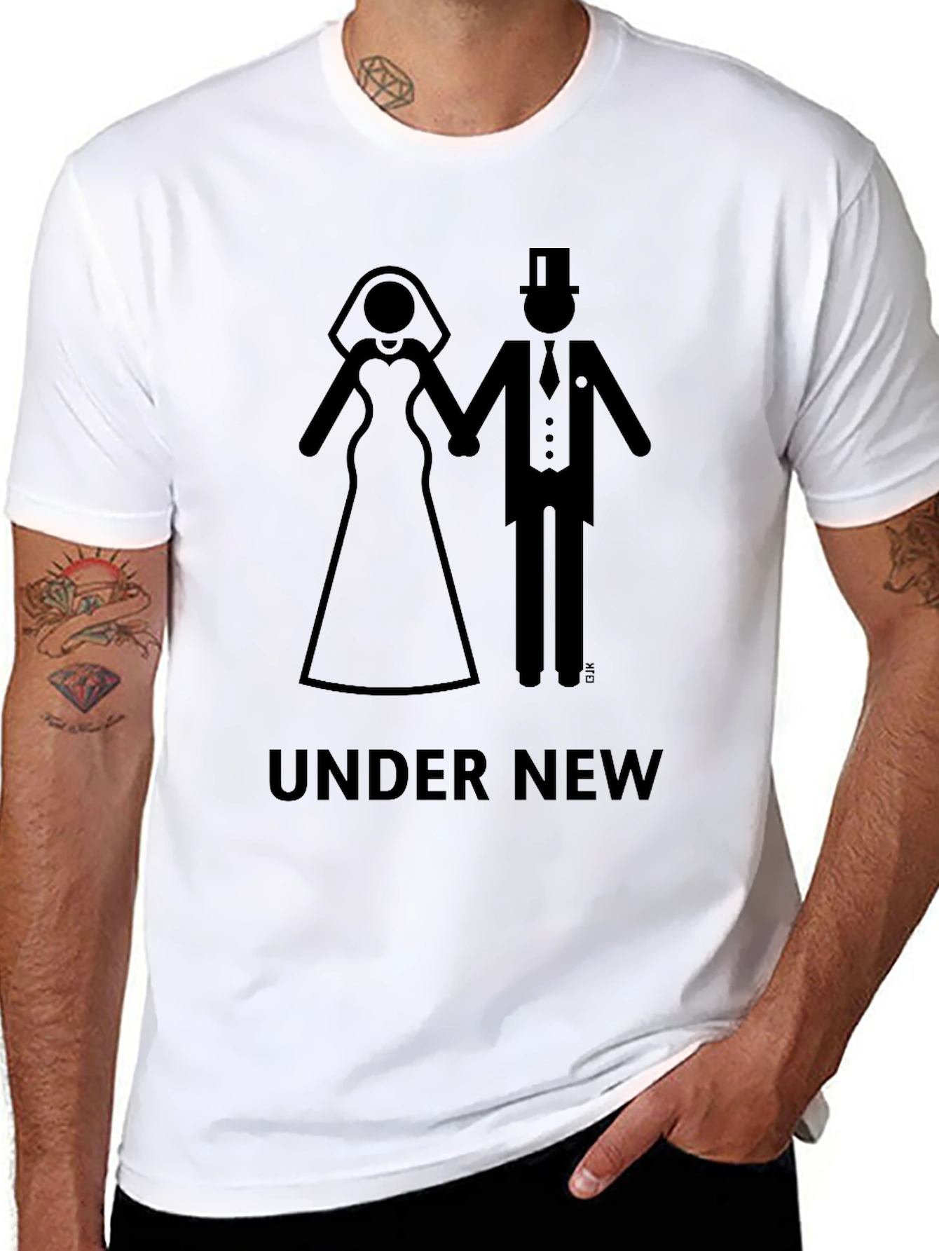 Under New Management Funny Wedding T-Shirt