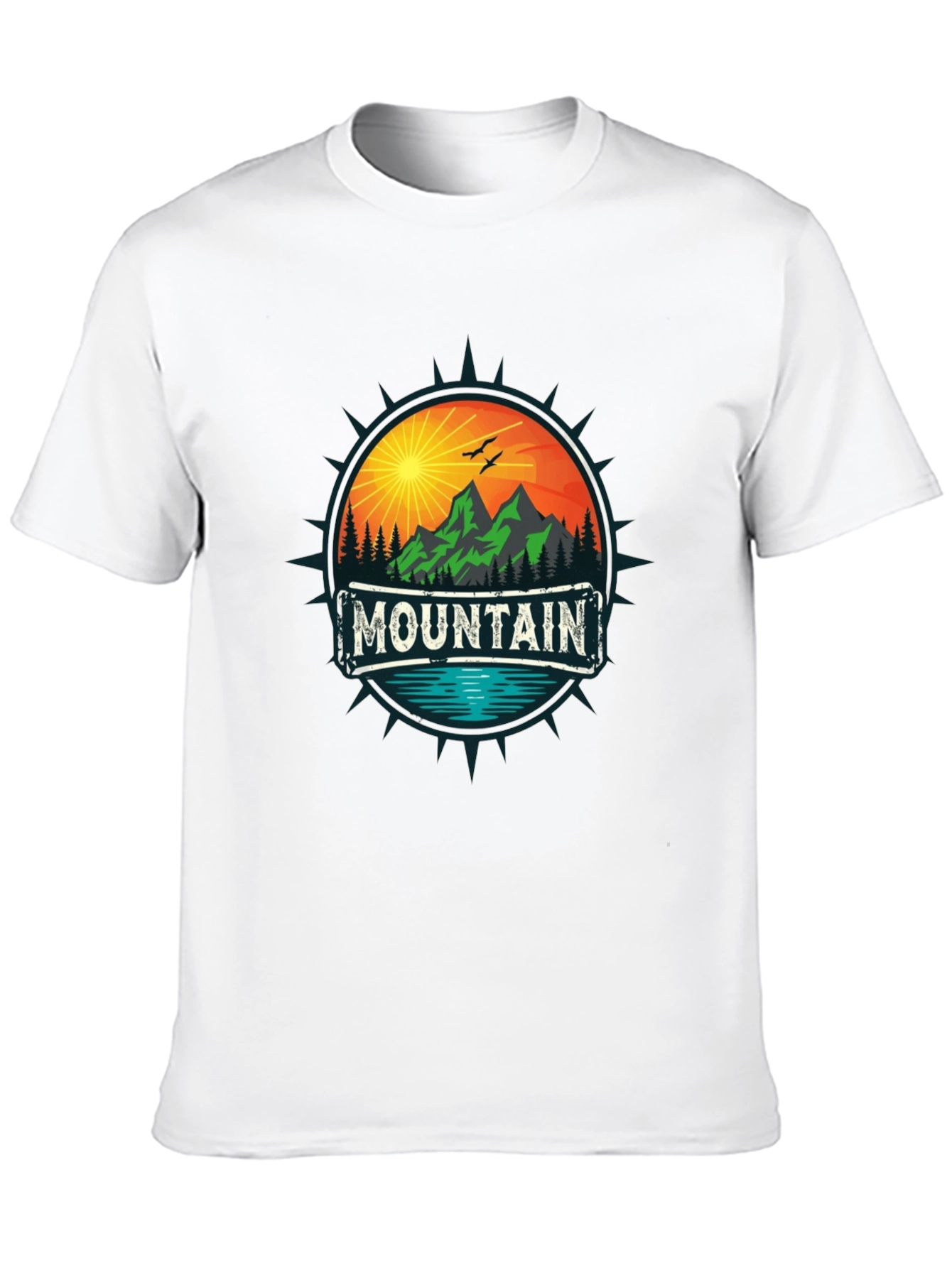 Mountain Adventure Graphic Tee - Nature Inspired Design