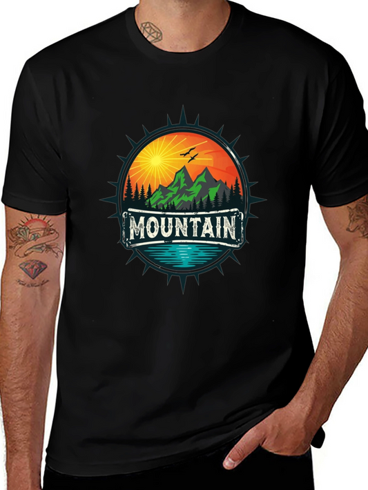 Mountain Adventure Graphic Tee - Nature Inspired Design