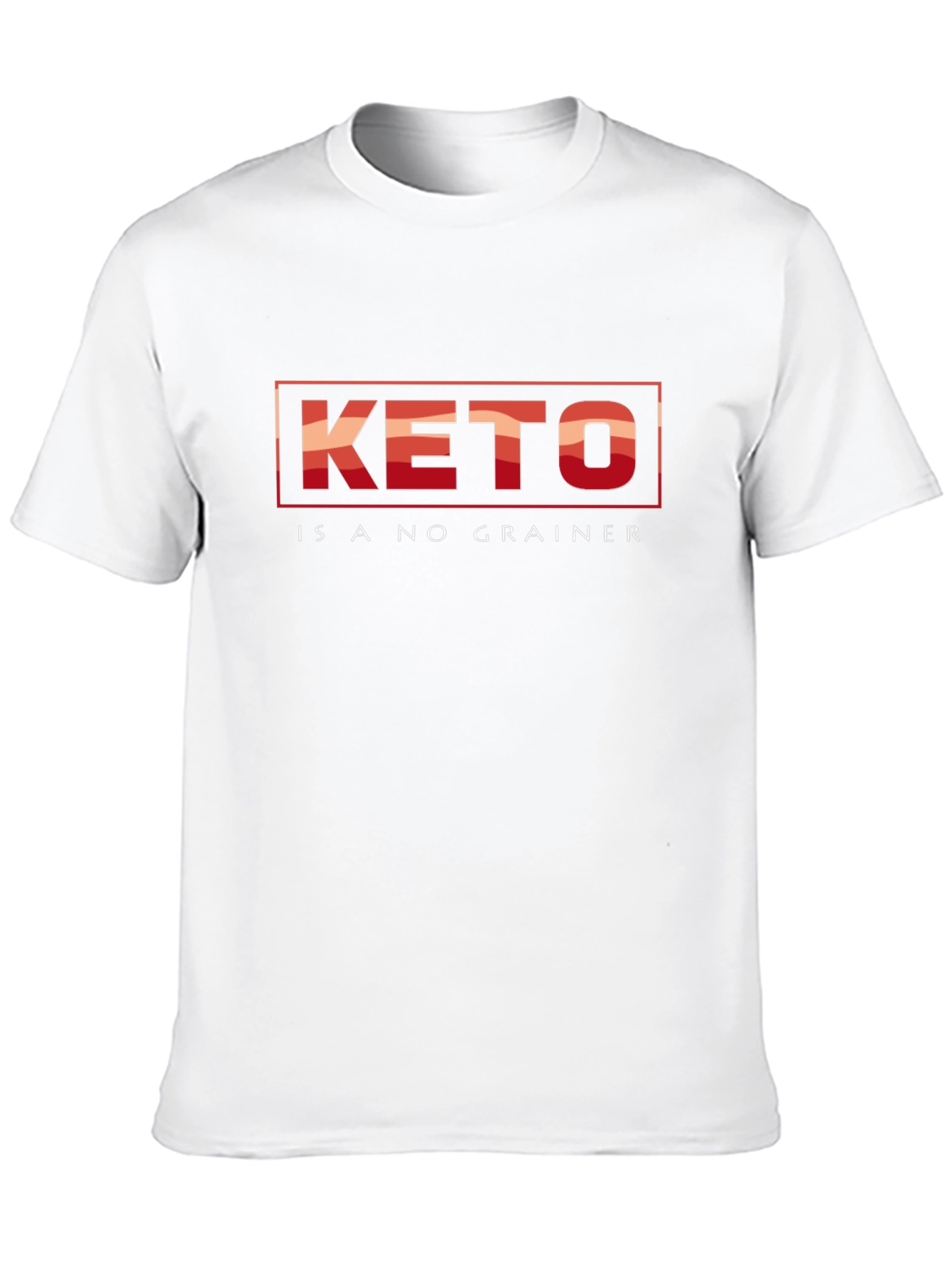 Keto Is A No Grainer Black T-Shirt