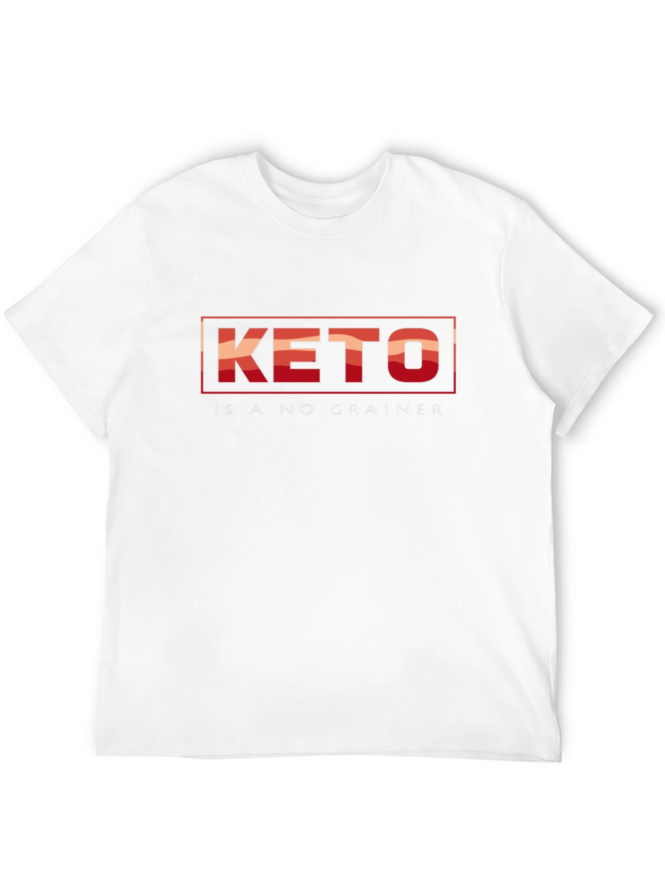 Keto Is A No Grainer Black T-Shirt