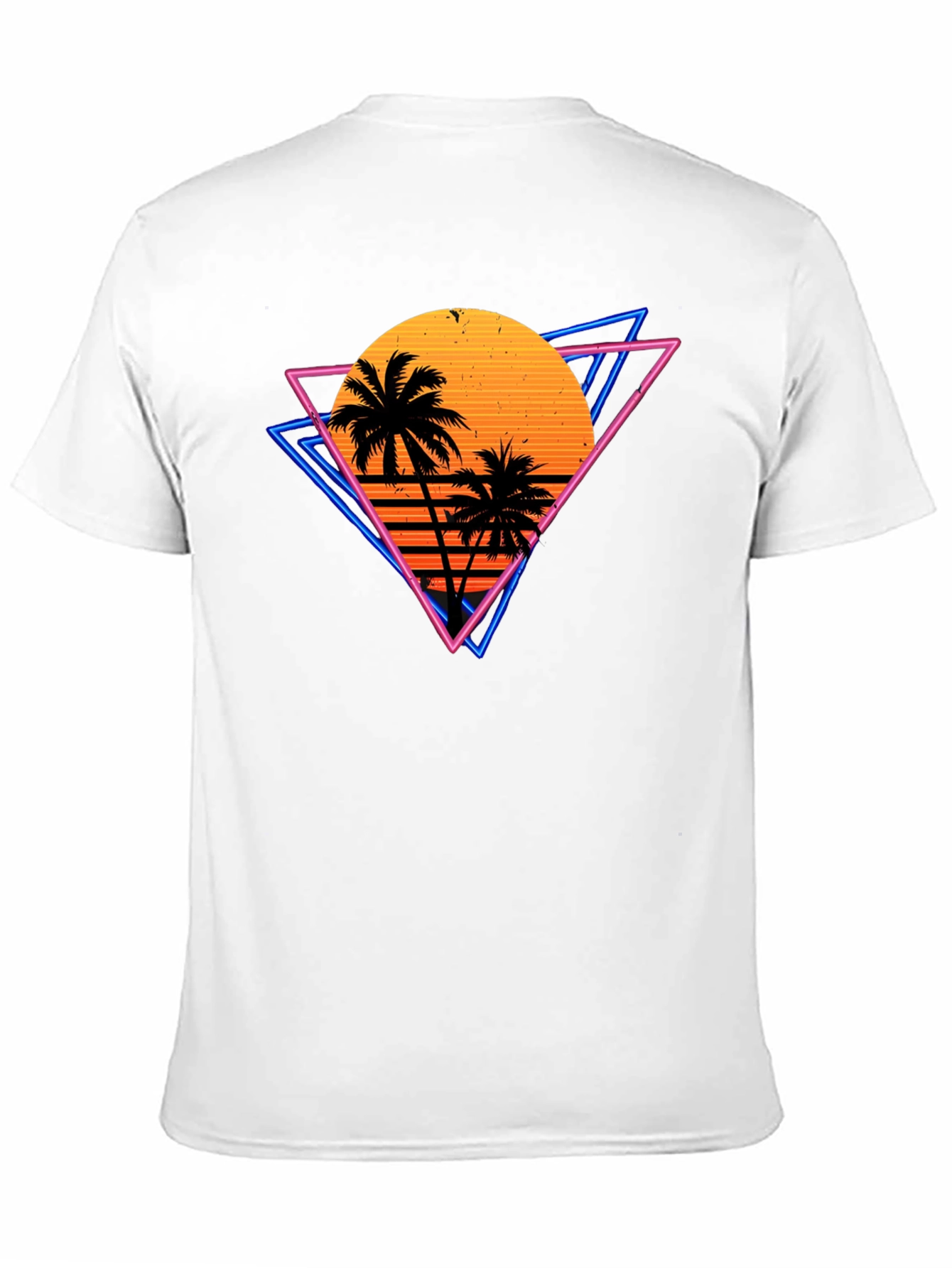 Retro Sunset Palm Tree T-Shirt