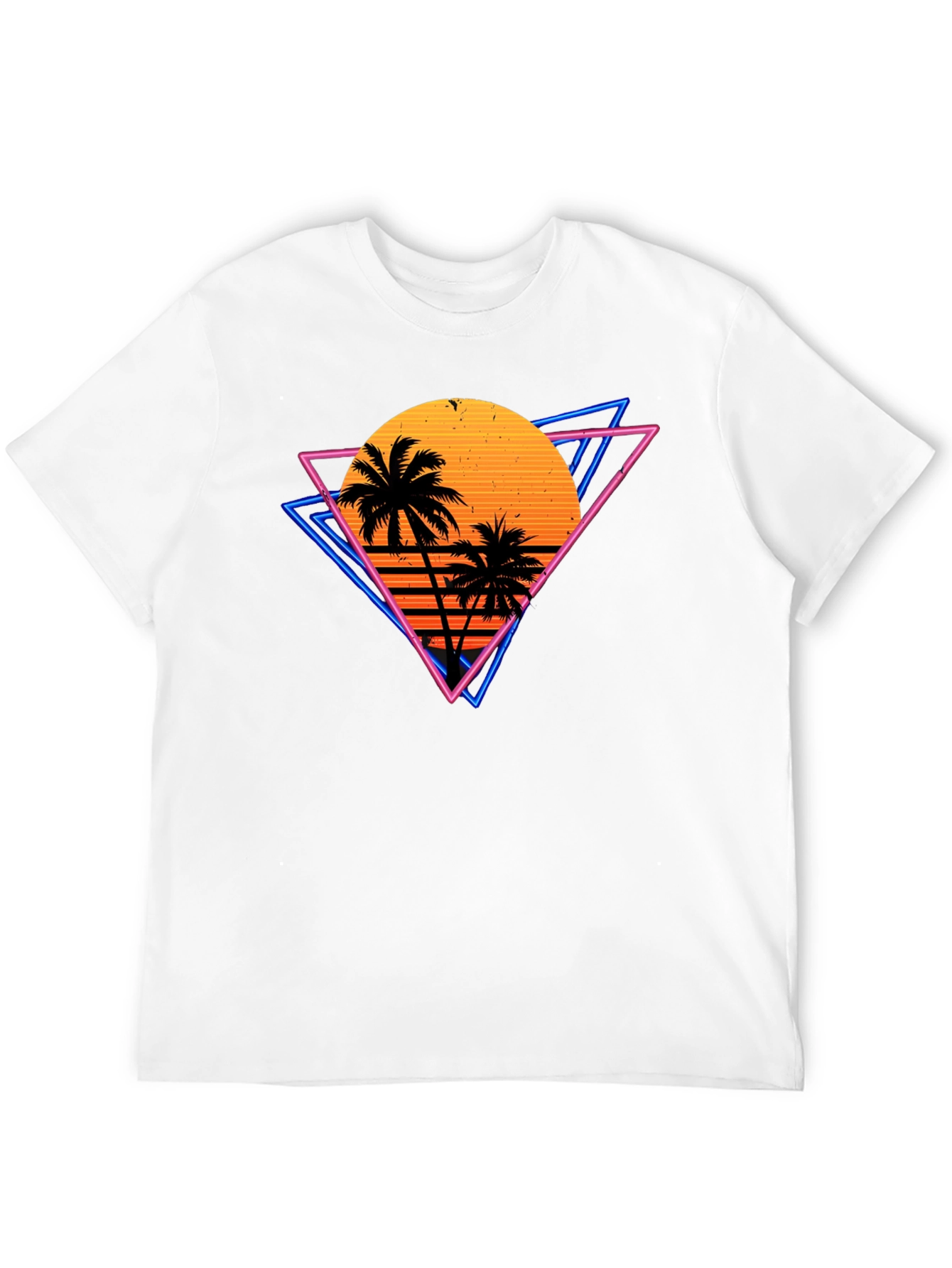 Retro Sunset Palm Tree T-Shirt