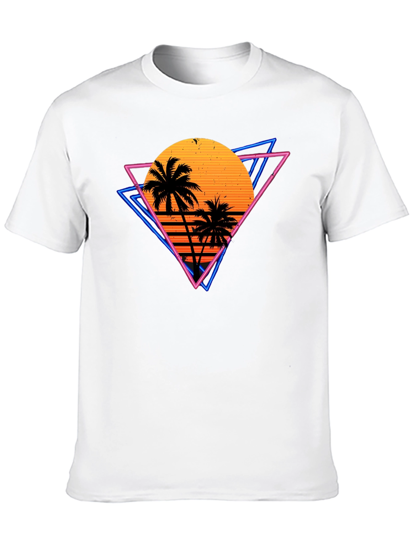 Retro Sunset Palm Tree T-Shirt