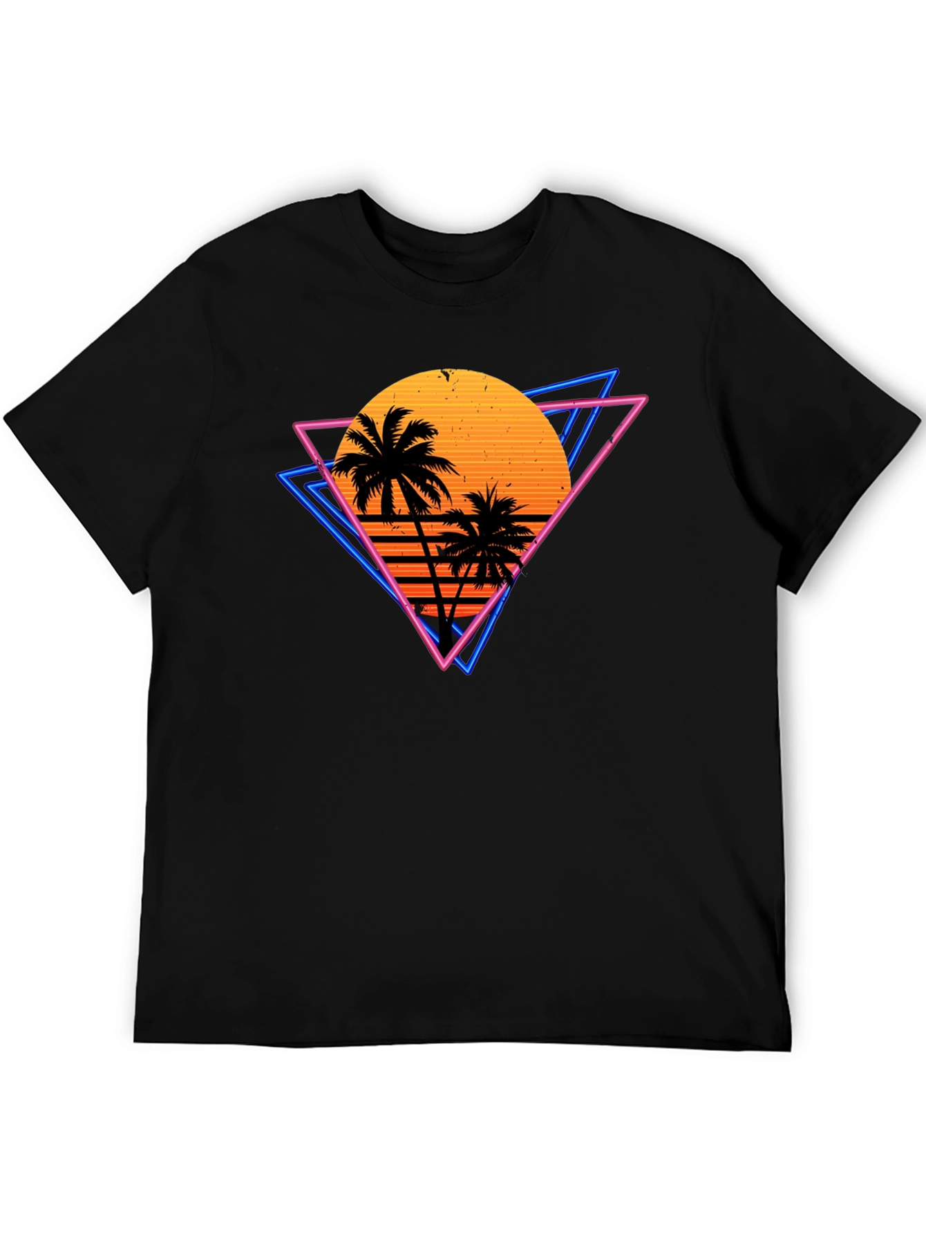 Retro Sunset Palm Tree T-Shirt