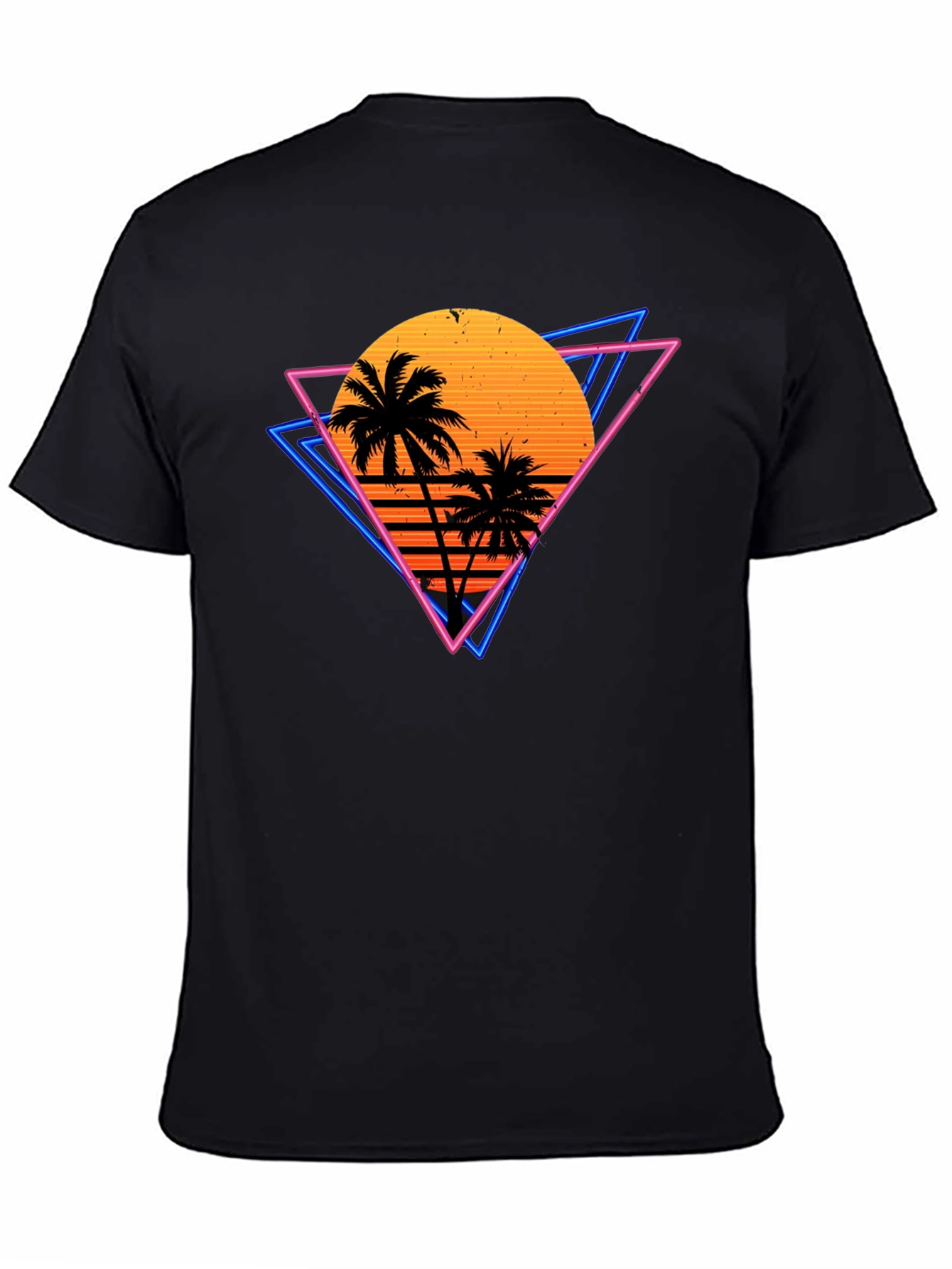 Retro Sunset Palm Tree T-Shirt