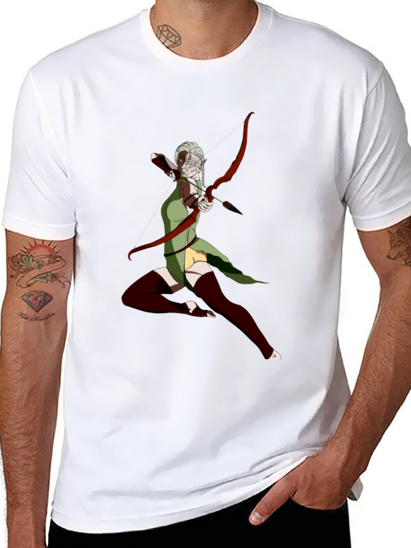 Archer Graphic T-Shirt - Black Unique Design