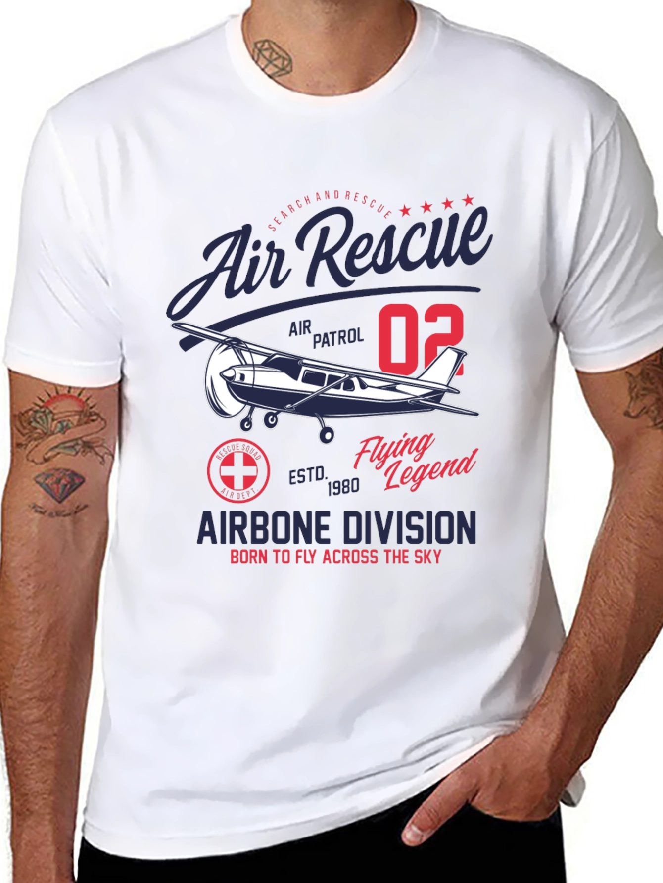 Air Rescue Aviation T-Shirt - Flying Legend Design