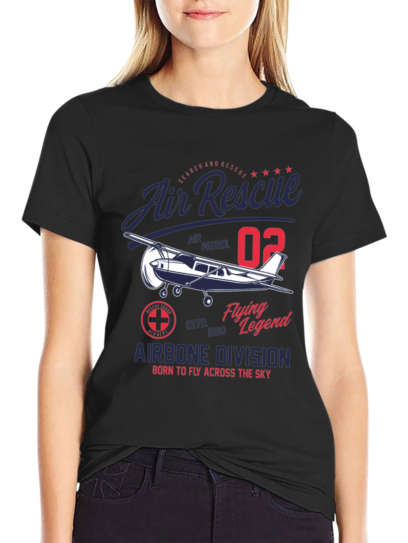 Air Rescue Aviation T-Shirt - Flying Legend Design