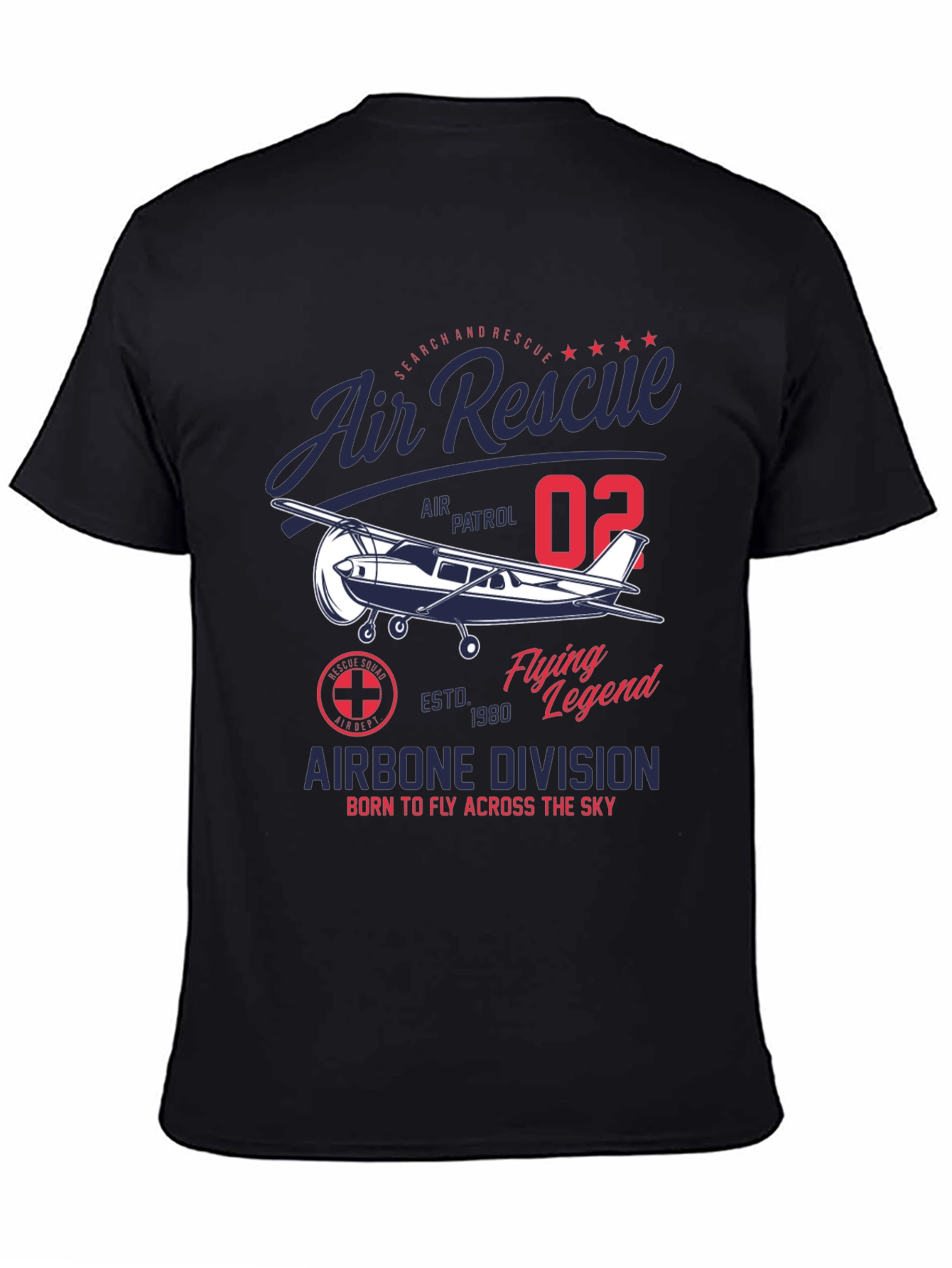 Air Rescue Aviation T-Shirt - Flying Legend Design