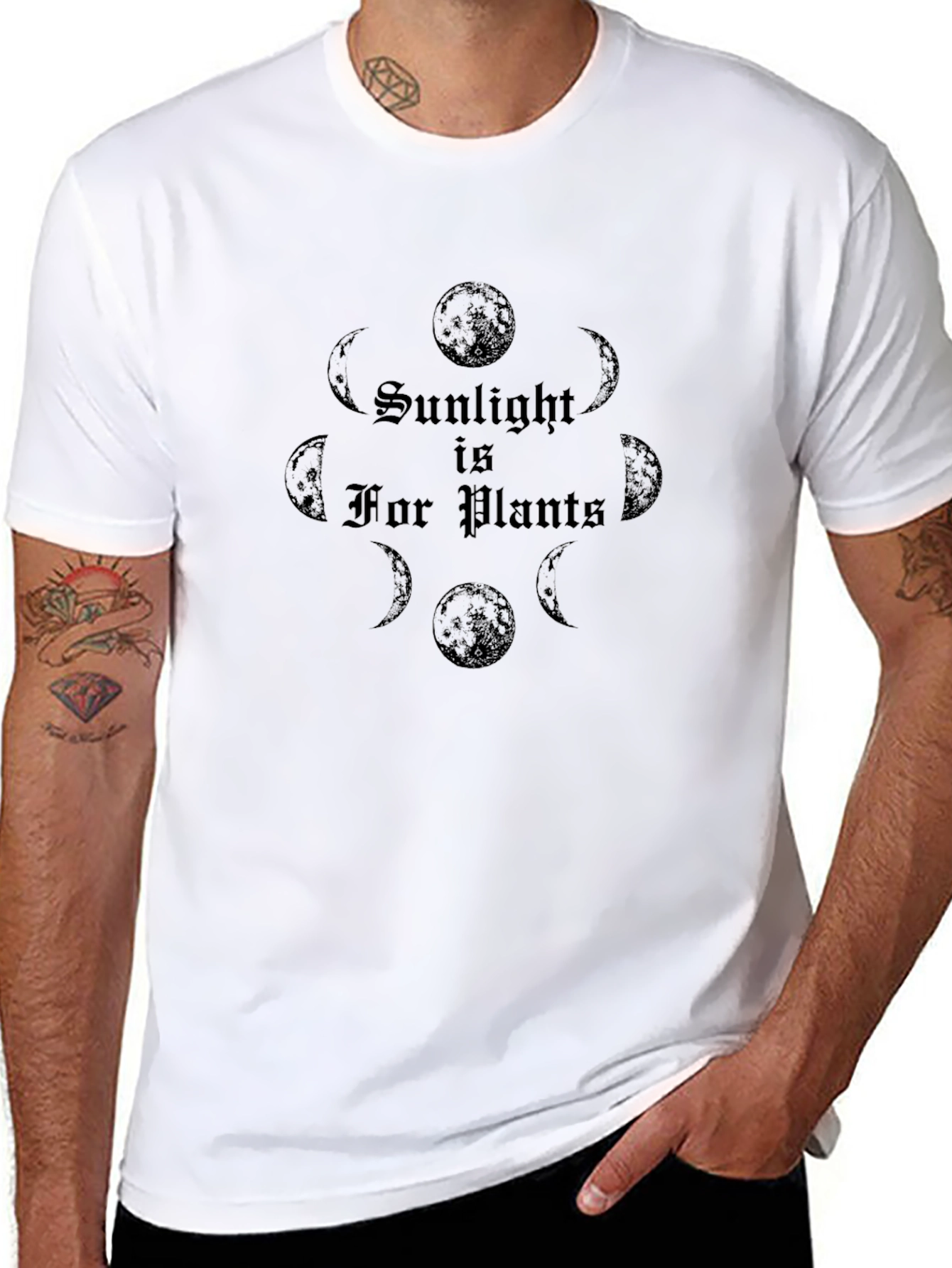 Sunlight for Plants Graphic T-Shirt Black
