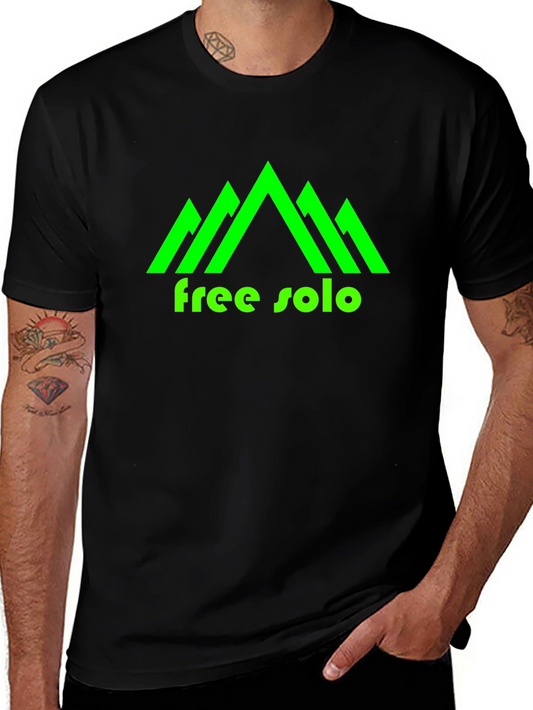 Free Solo Graphic Tee - Black Mountain Shirt