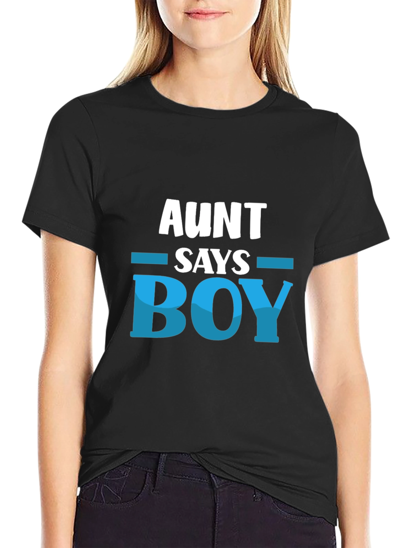 Aunt Says Boy T-Shirt - Baby Shower Gift