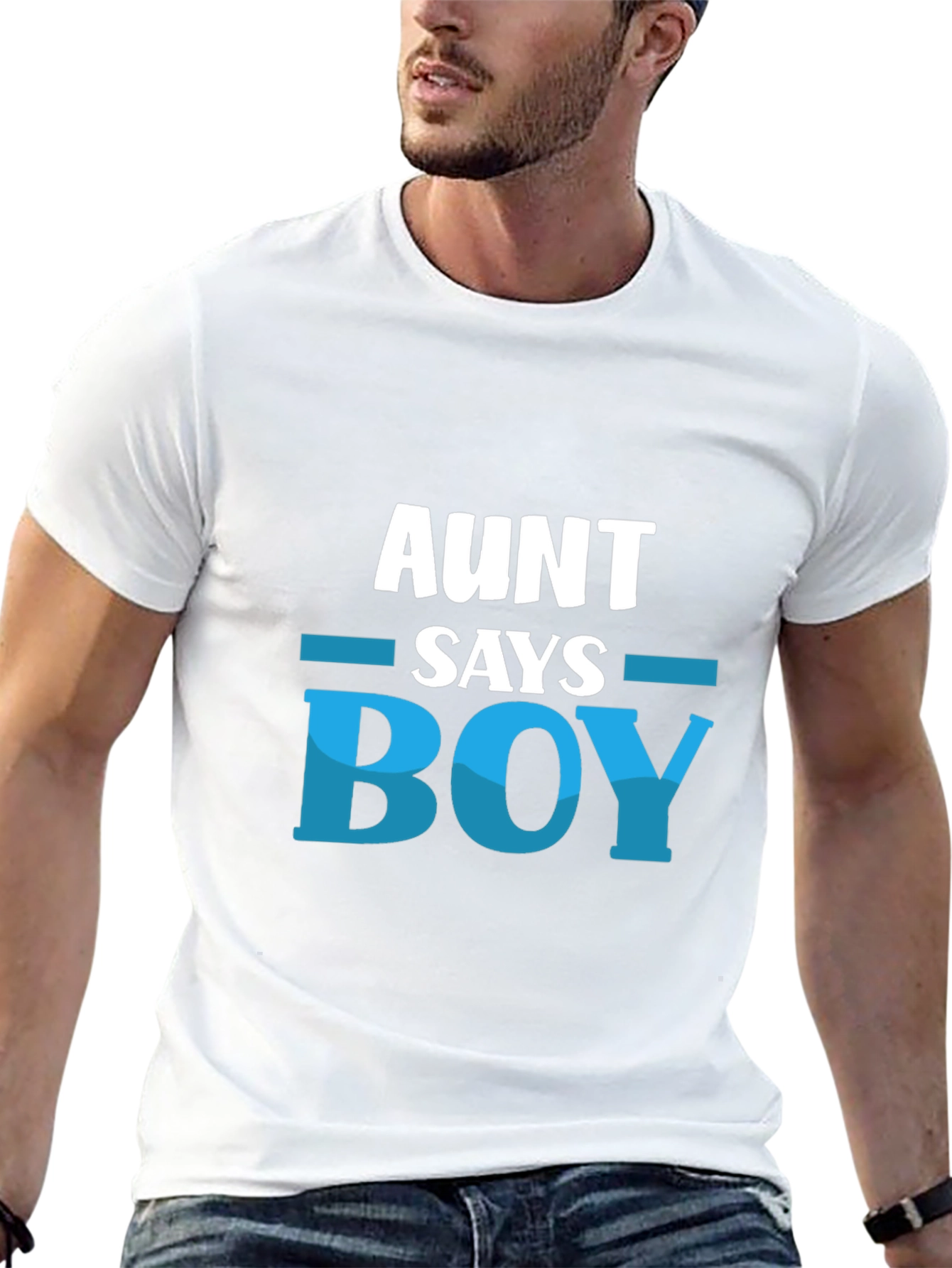 Aunt Says Boy T-Shirt - Baby Shower Gift