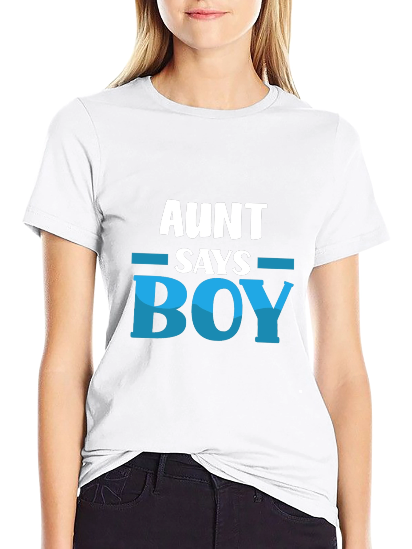 Aunt Says Boy T-Shirt - Baby Shower Gift