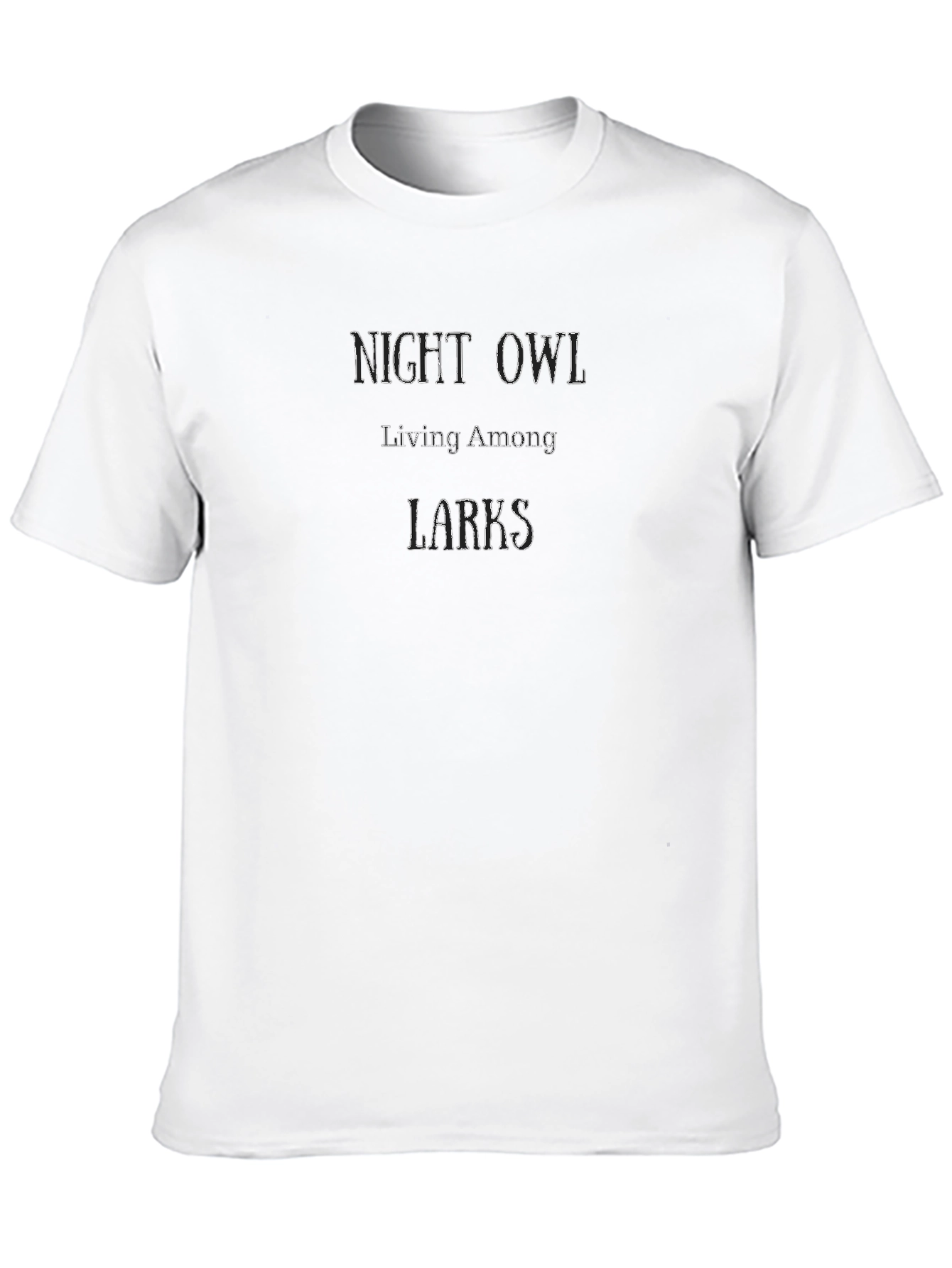 Night Owl Living Among Larks Graphic T-Shirt