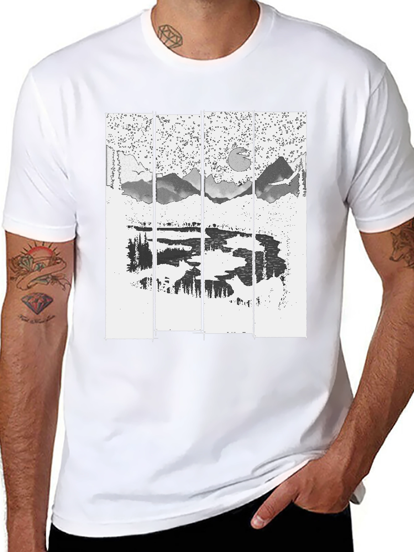 Nature Landscape Graphic T-Shirt