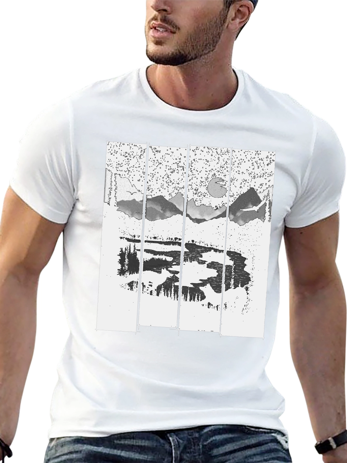 Nature Landscape Graphic T-Shirt