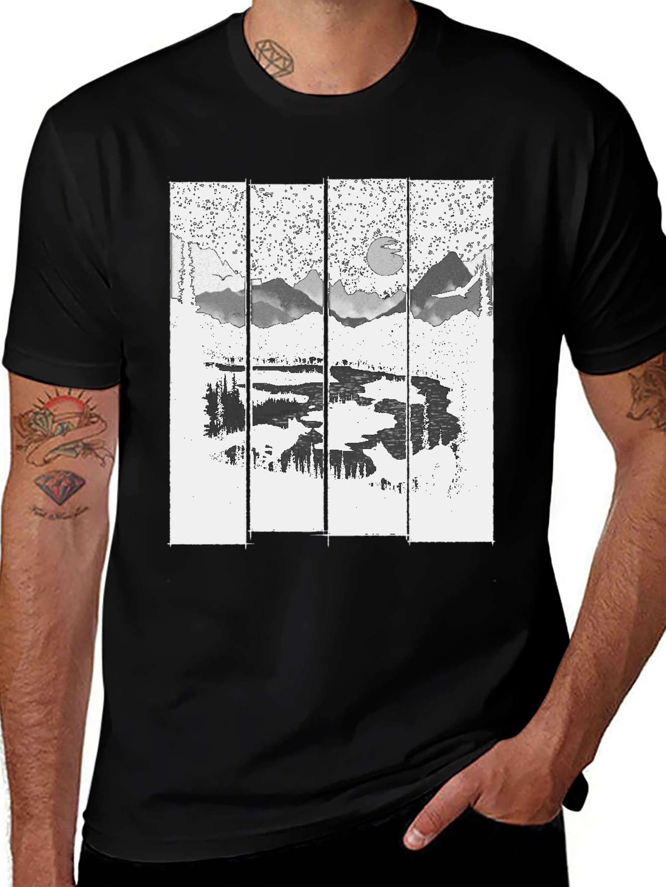 Nature Landscape Graphic T-Shirt