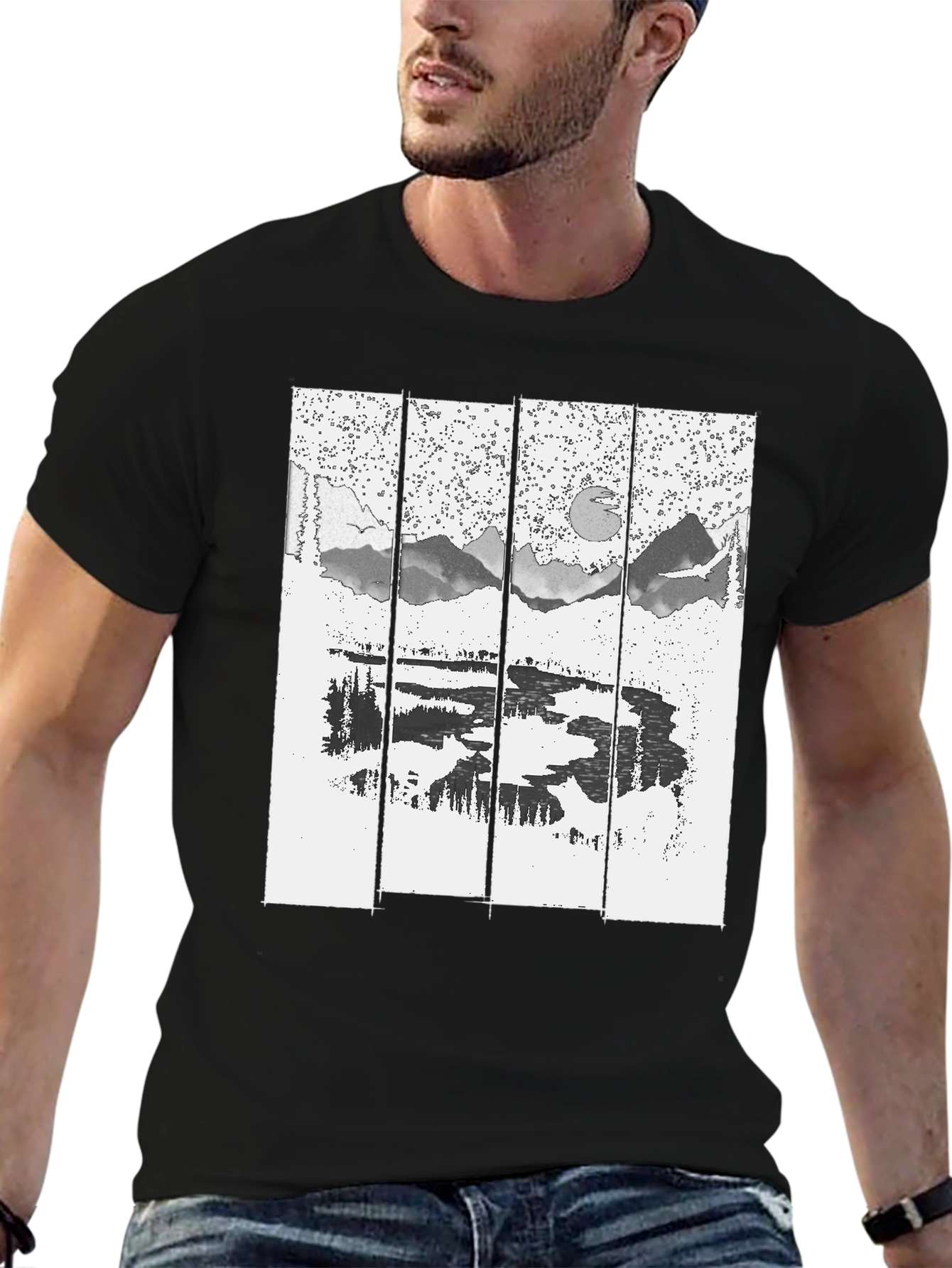 Nature Landscape Graphic T-Shirt