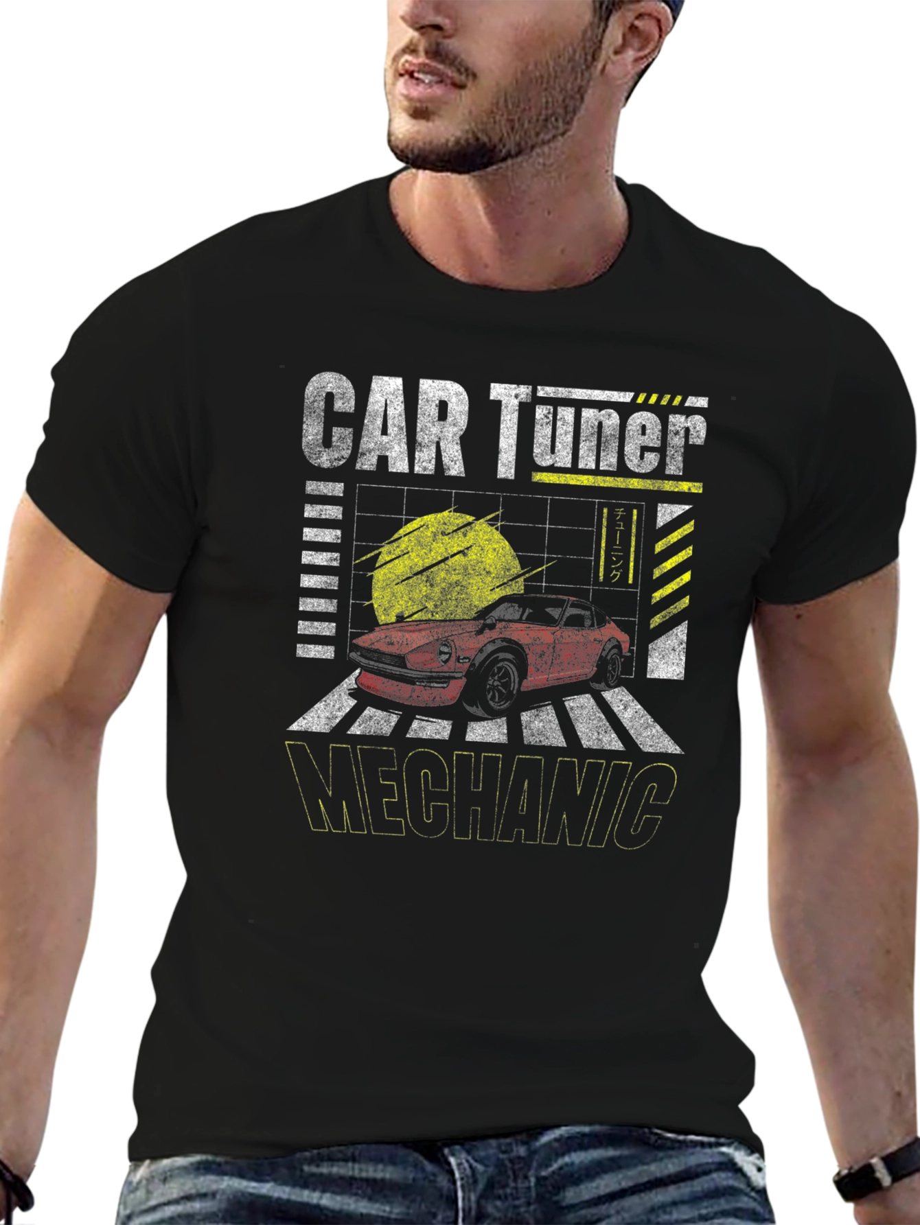 Car Tuner Mechanic Graphic T-Shirt - Automotive Enthusiast Tee