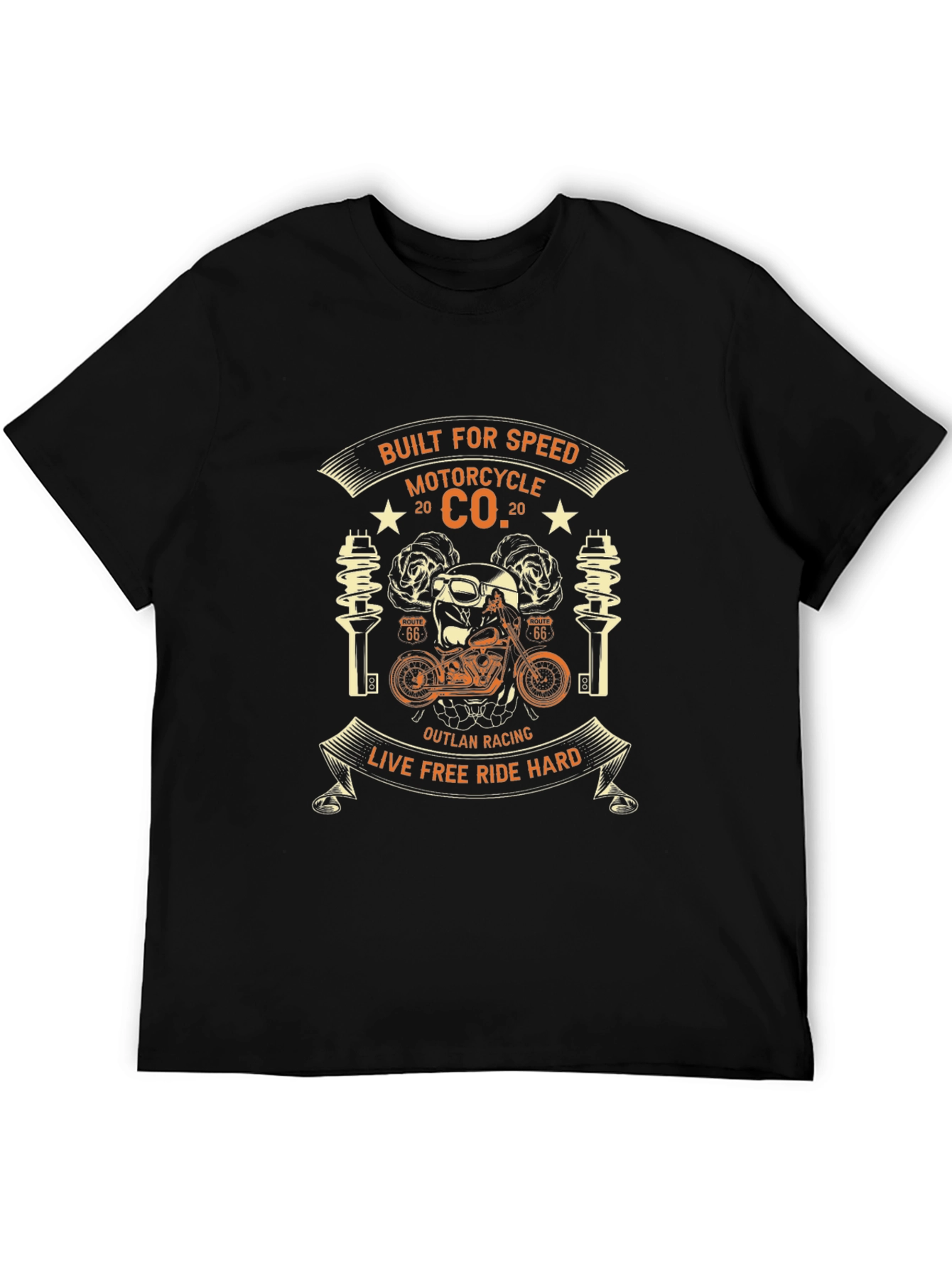 Built for Speed Motorcycle Graphic T-Shirt