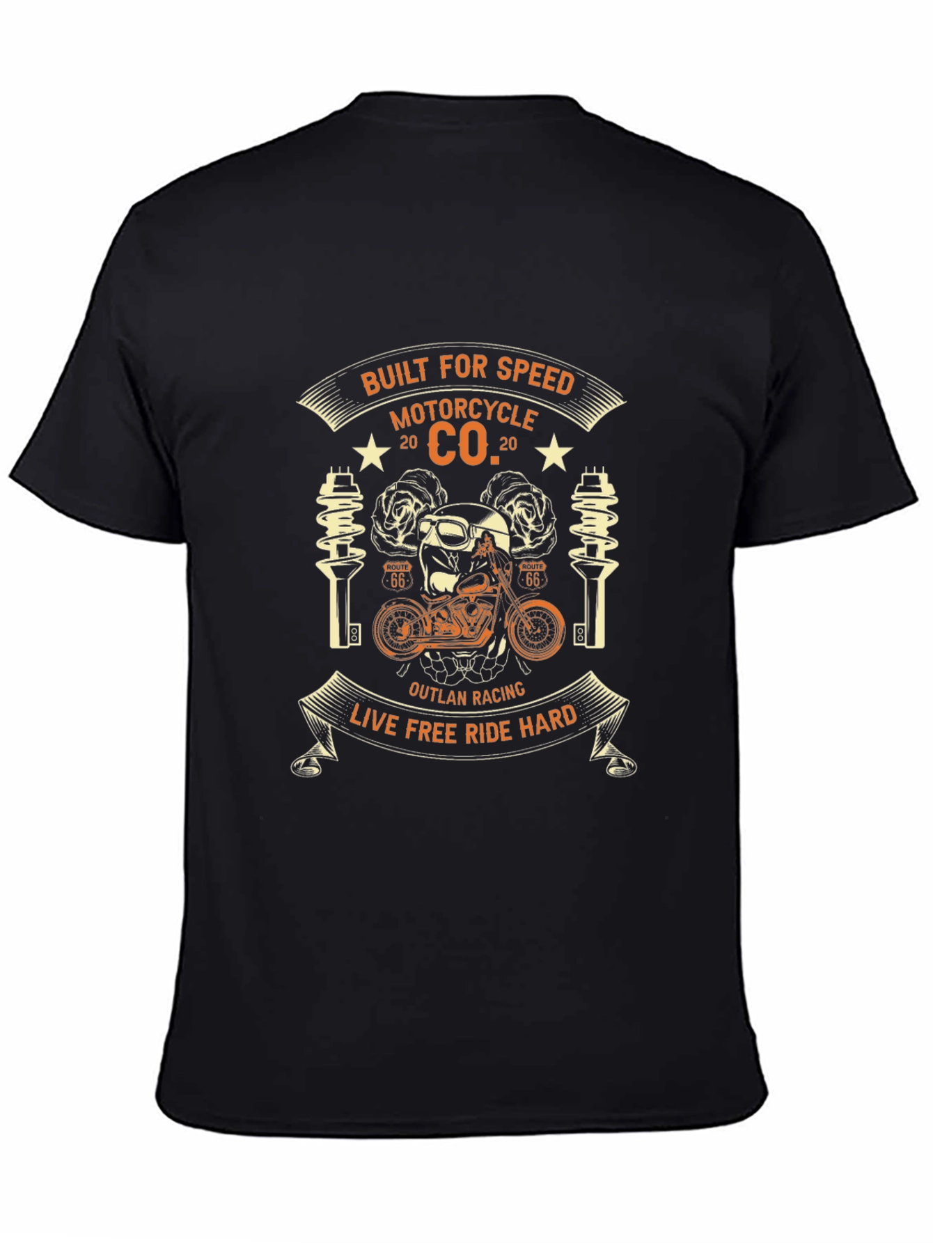 Built for Speed Motorcycle Graphic T-Shirt