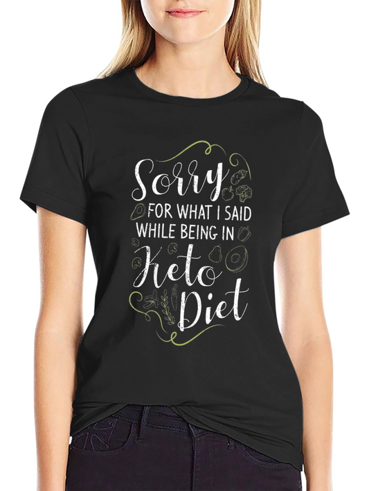 Keto Diet Apology Graphic Tee